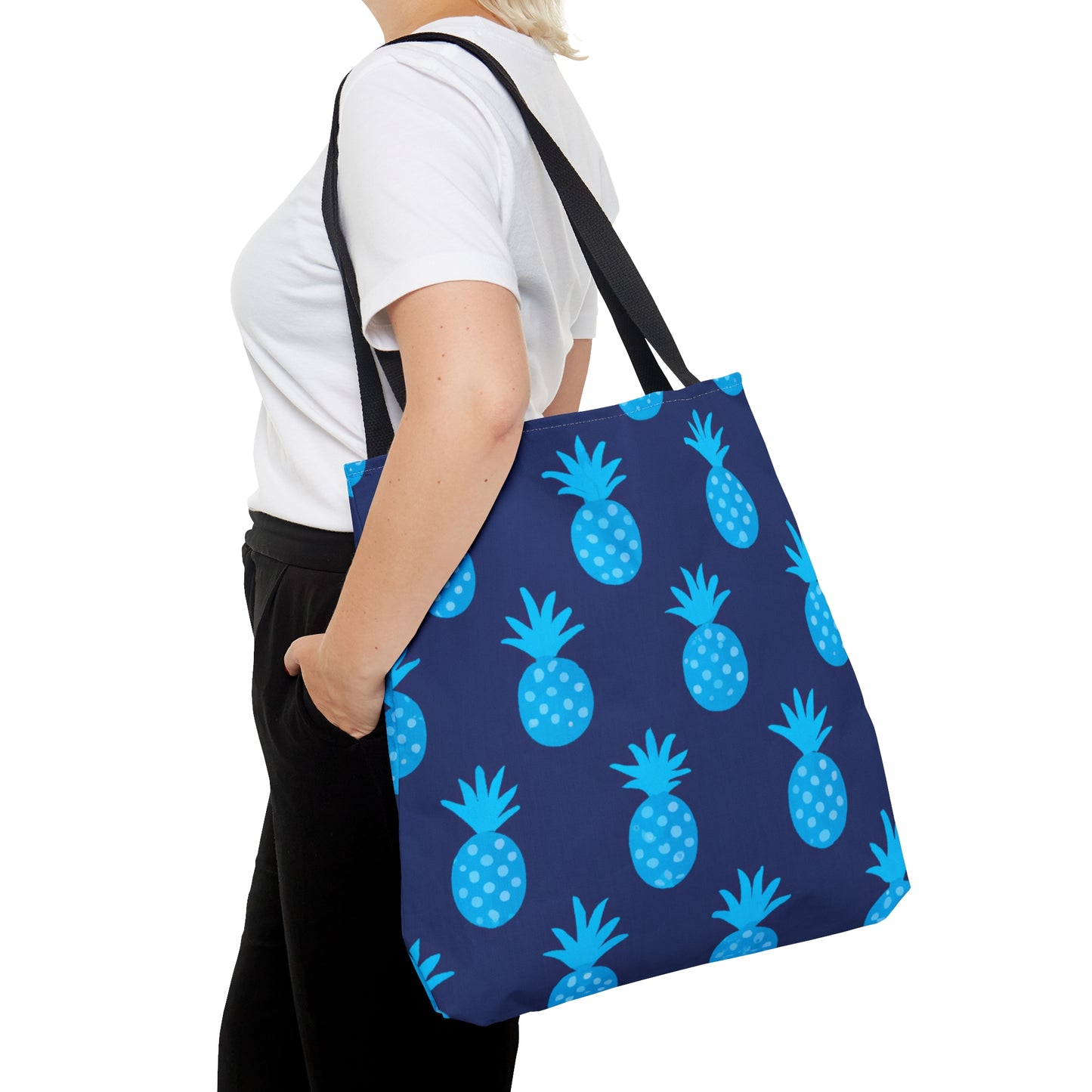 Blue Pineapple Custom Design Tote Bag, Bags for All Occasions, Beach Bag, Beach Tote