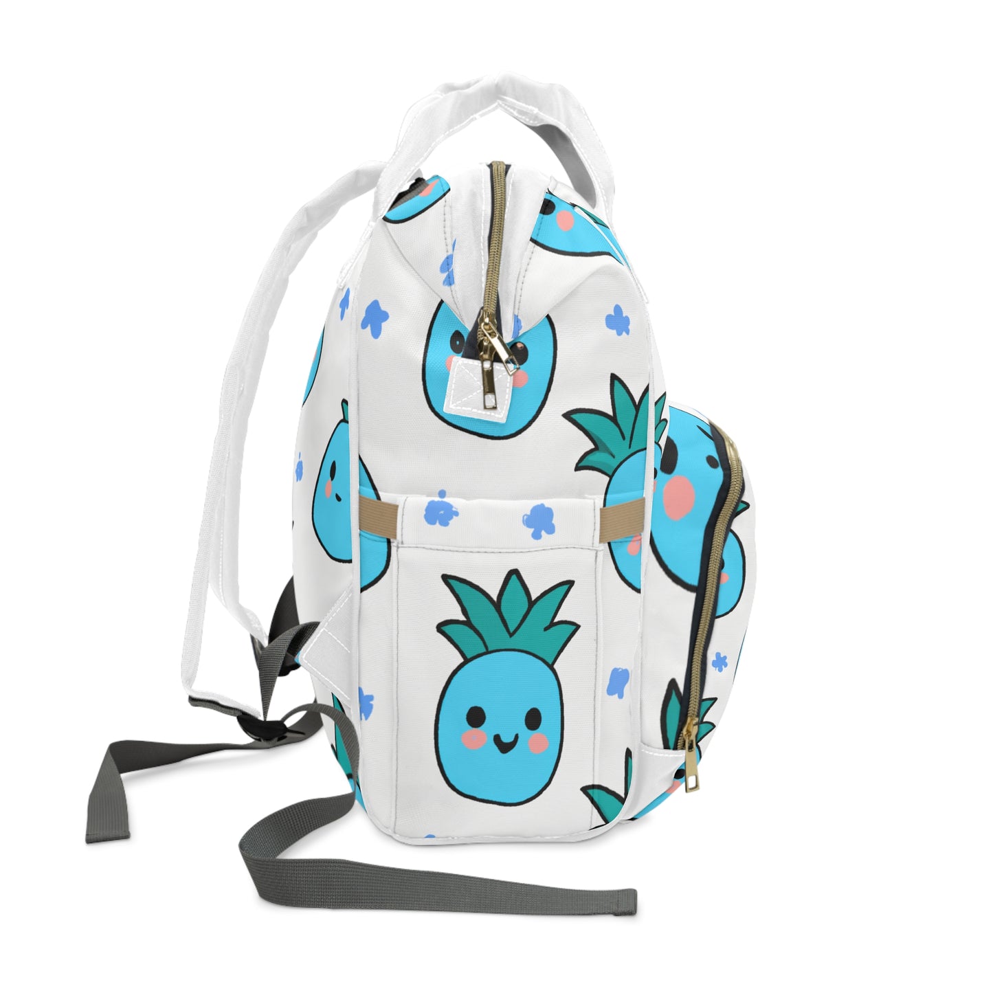 Pina Azul Custom Hawaiian Keiki Print Multifunctional Diaper Backpack, Diaper Bags, Backpacks, Beach Bags, Beach Essentials