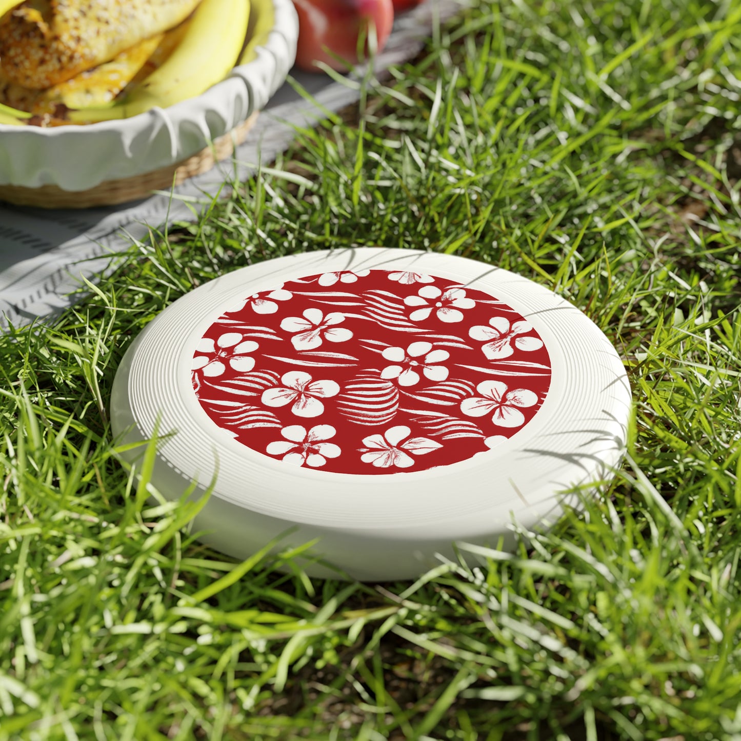 Plumeria Nalu, Custom Polynesian Design, Wham-O Frisbee