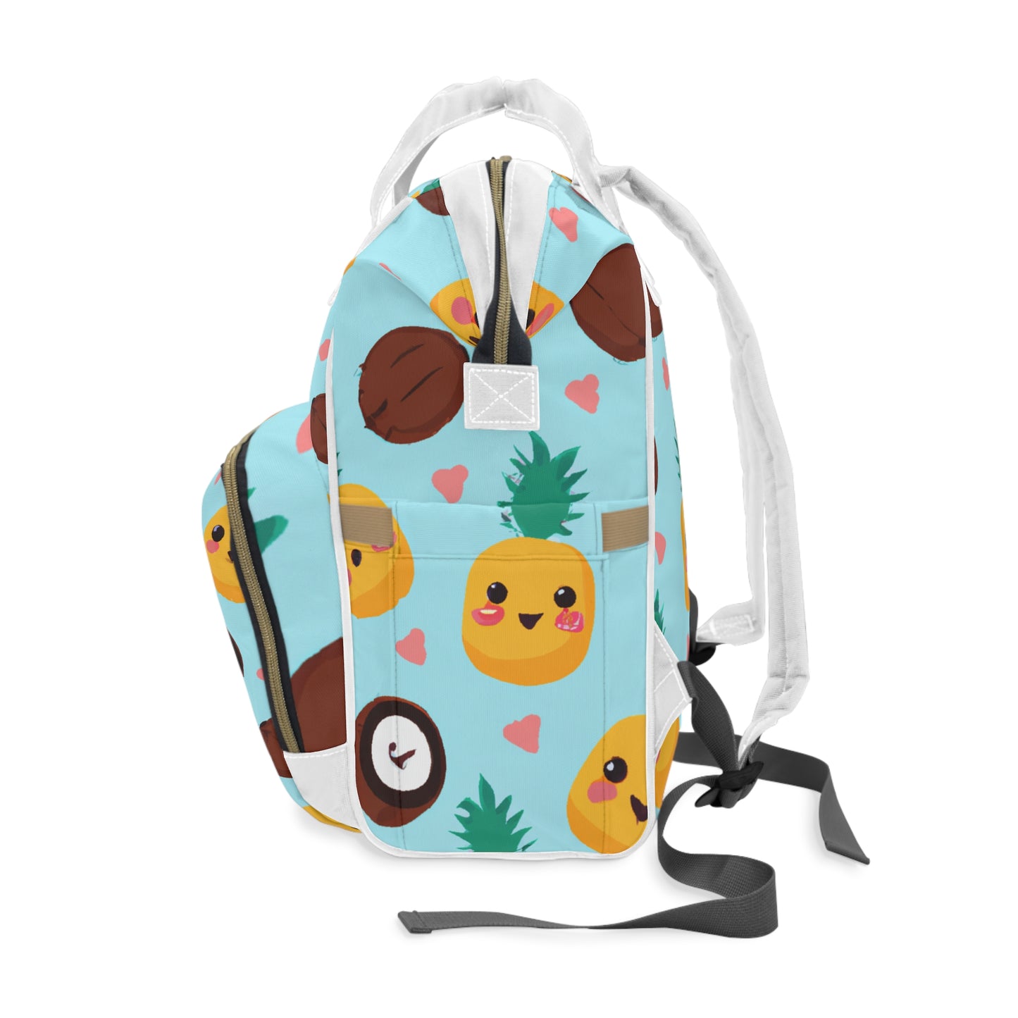 Pina Custom Hawaiian Keiki Print Multifunctional Diaper Backpack, Diaper Bags, Backpacks, Beach Bags, Beach Essentials