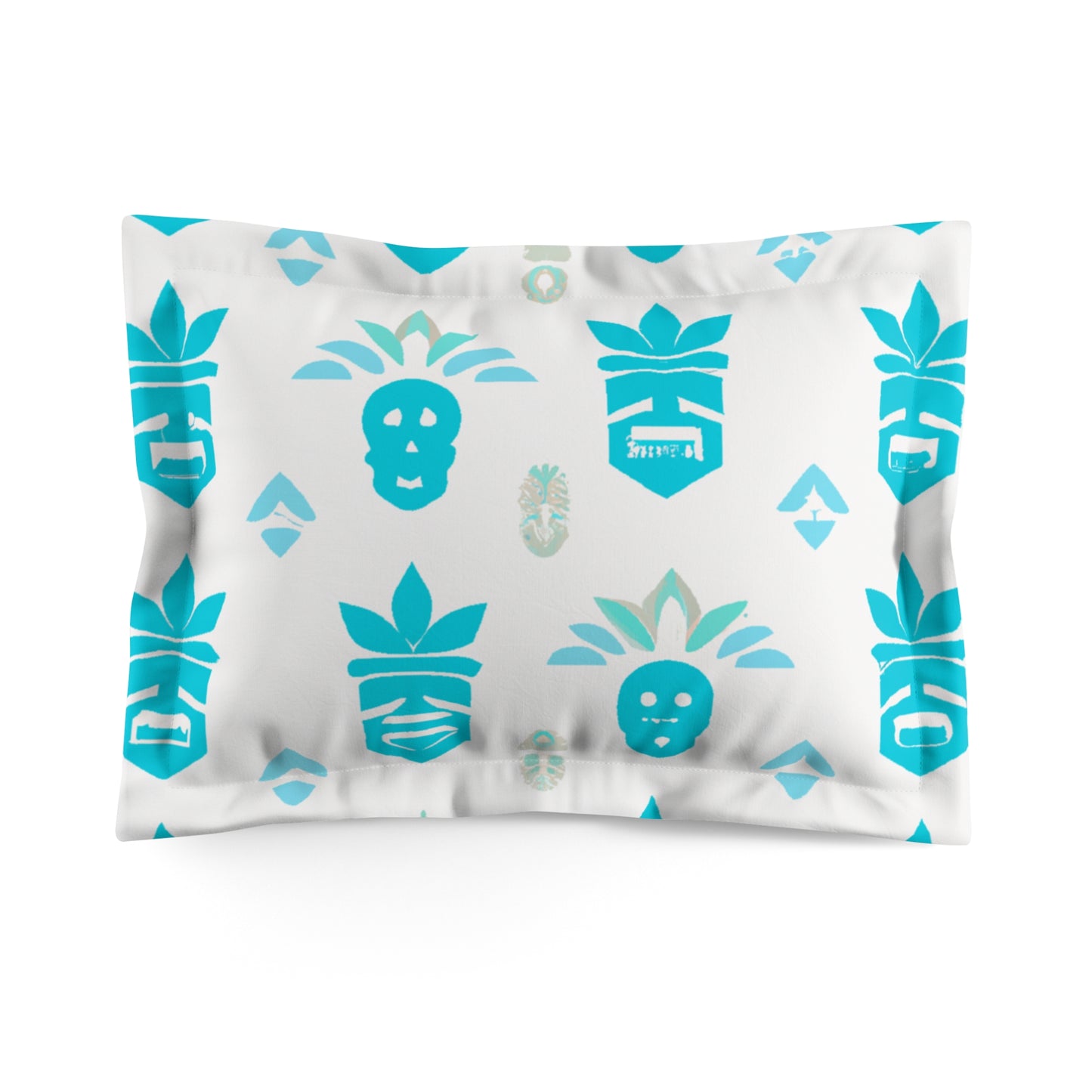 Blue Tiki Custom Hawaiian Keiki Print Microfiber Pillow Sham, Accent Pillow, Decorative Pillow, Room Decor, Nursery Decor