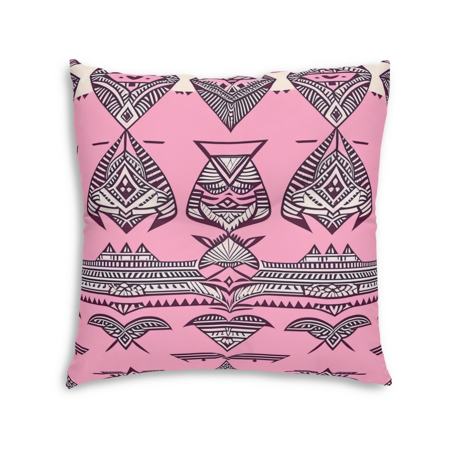 Emma Custom Polynesian Style Prints Tufted Floor Pillow Square, Custom Hawaiian Keiki Print Square Tufted Floor Pillow, Island Decor, Hawaiian Decor, Nursery Decor, Kids Room Decor, Bedroom Decor