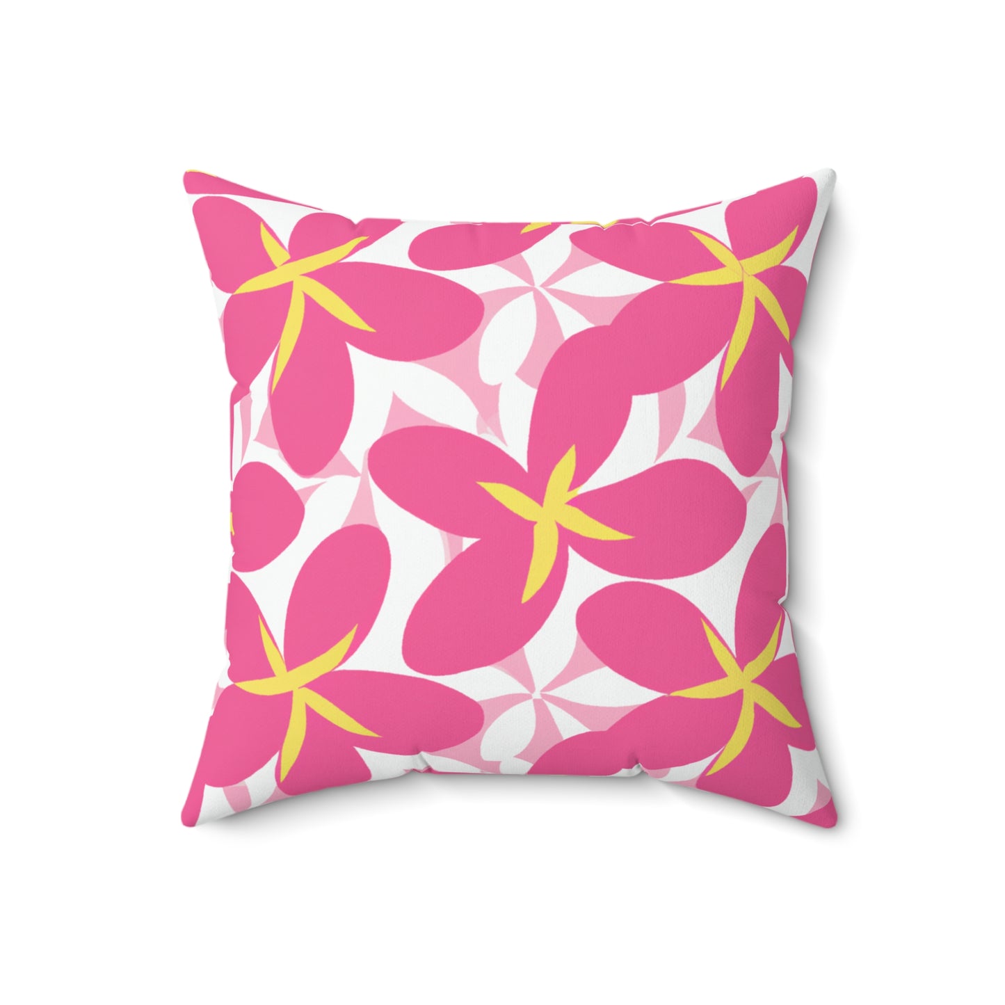 Lihue Custom Hawaiian Keiki Print Faux Suede Square Pillow, Decorative Square Throw Pillow,