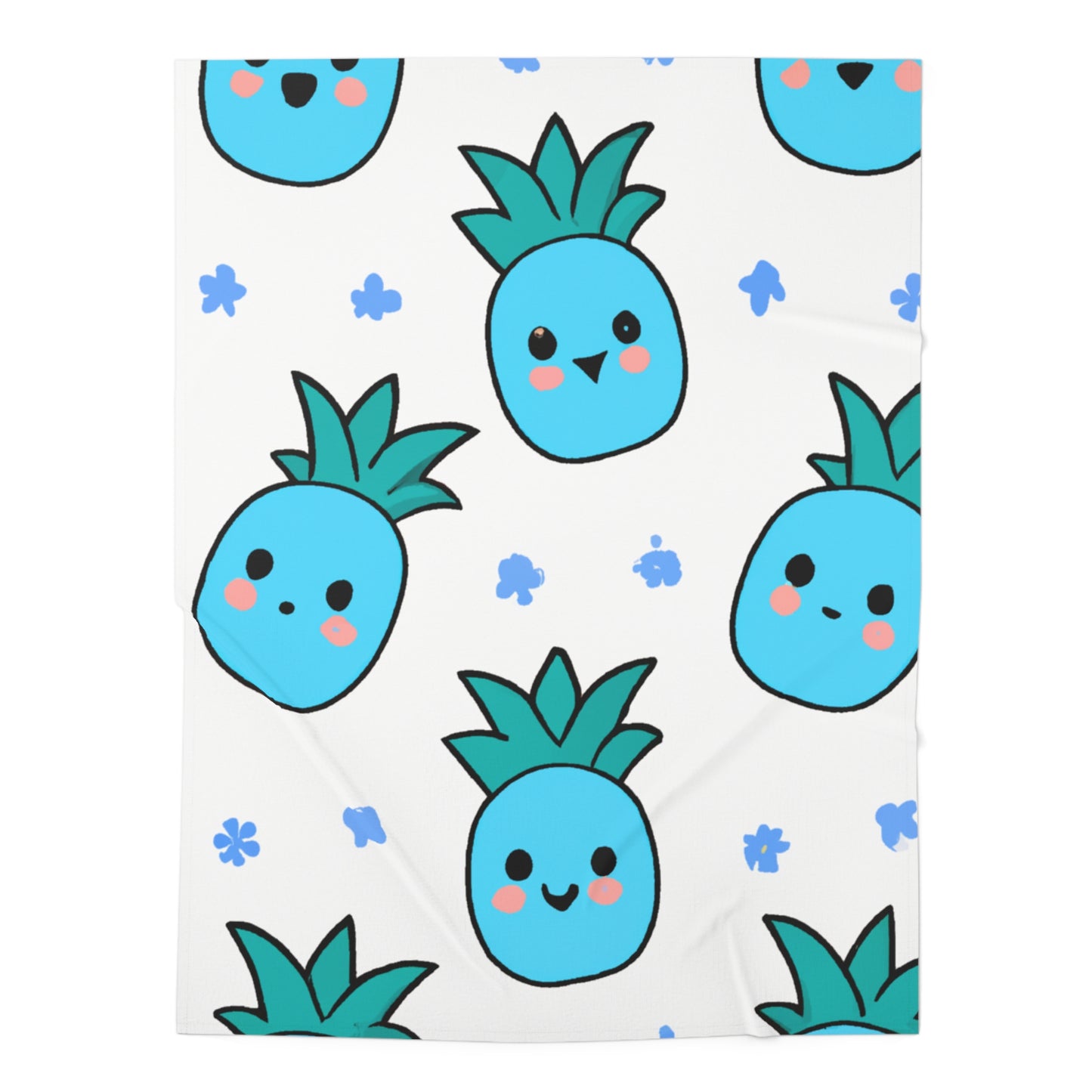 Pina Azul Custom Hawaiian Keiki Print Baby Swaddle Blanket, Newborn Swaddle Blanket, Swaddle Blanket.