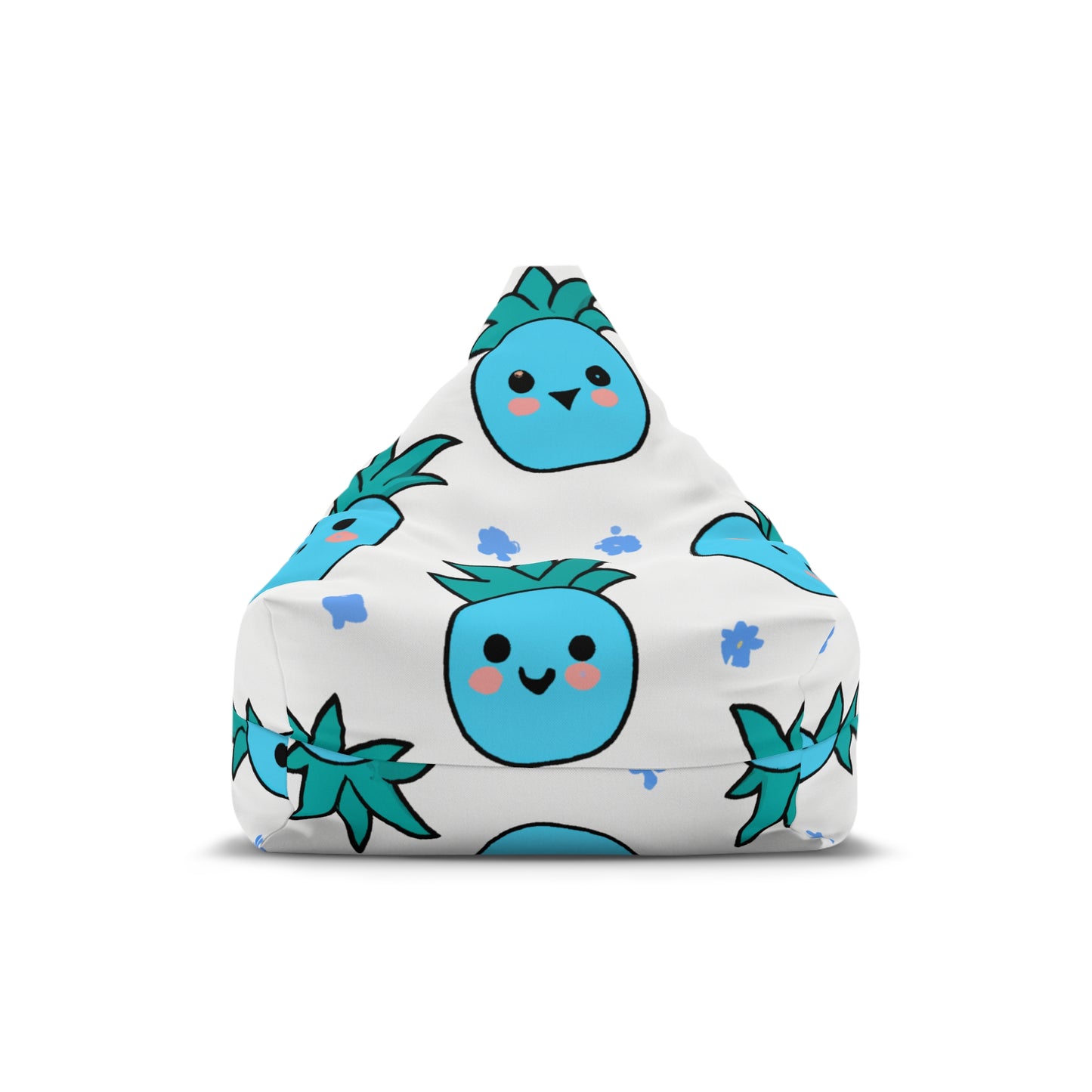 Pina Azul Custom Hawaiian Keiki Print Bean Bag Chair Cover, Kids Bean Bag Cover Only, Tropical Indoor Bean Bag Cover,