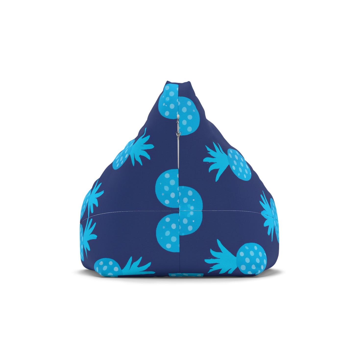 Blue Pineapple Custom Hawaiian Keiki Print Bean Bag Chair Cover, Kids Bean Bag Cover Only, Tropical Indoor Bean Bag Cover,