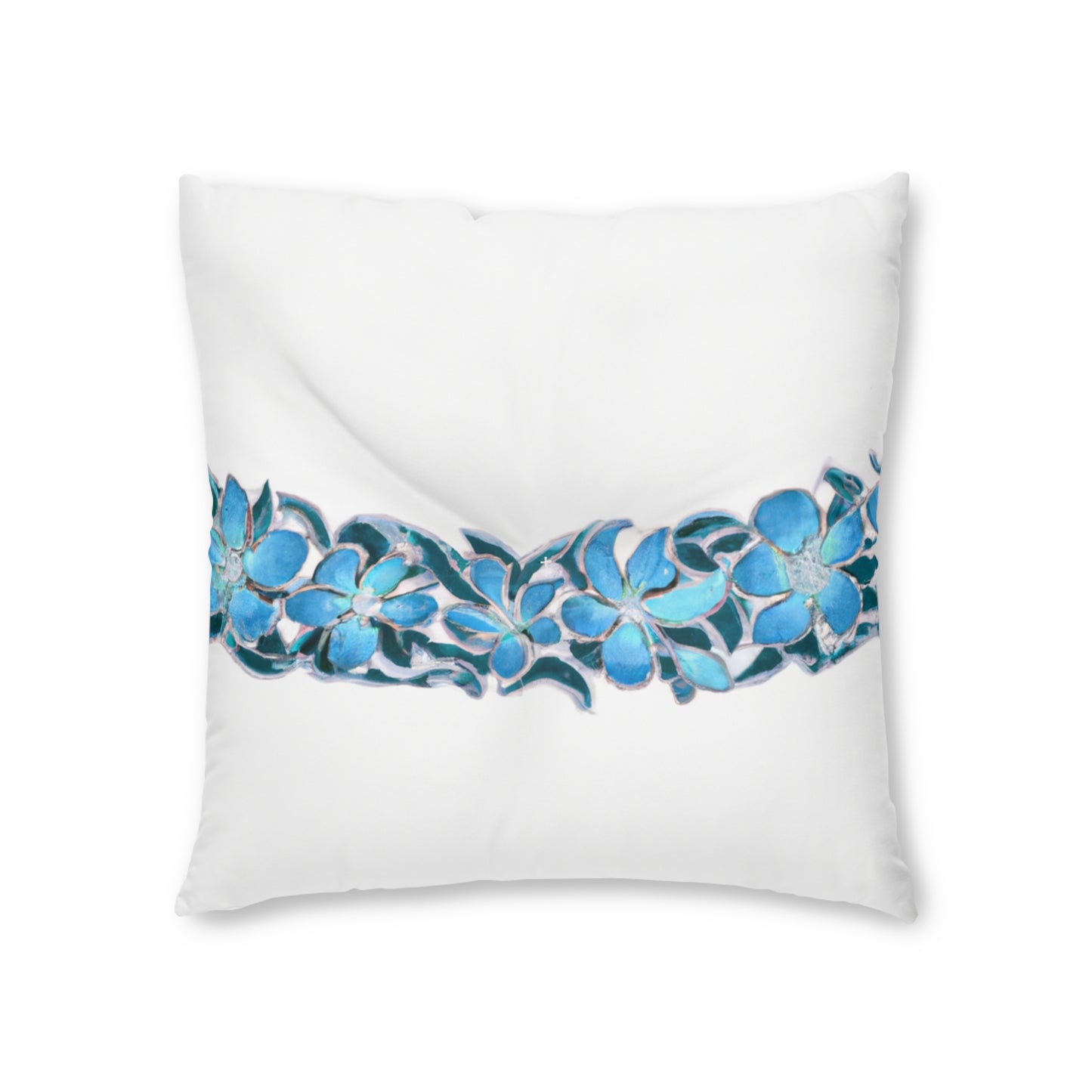 Blue Hawaii Custom Hawaiian Keiki Print Square Tufted Floor Pillow, Island Decor, Hawaiian Decor, Nursery Decor, Kids Room Decor, Bedroom Decor