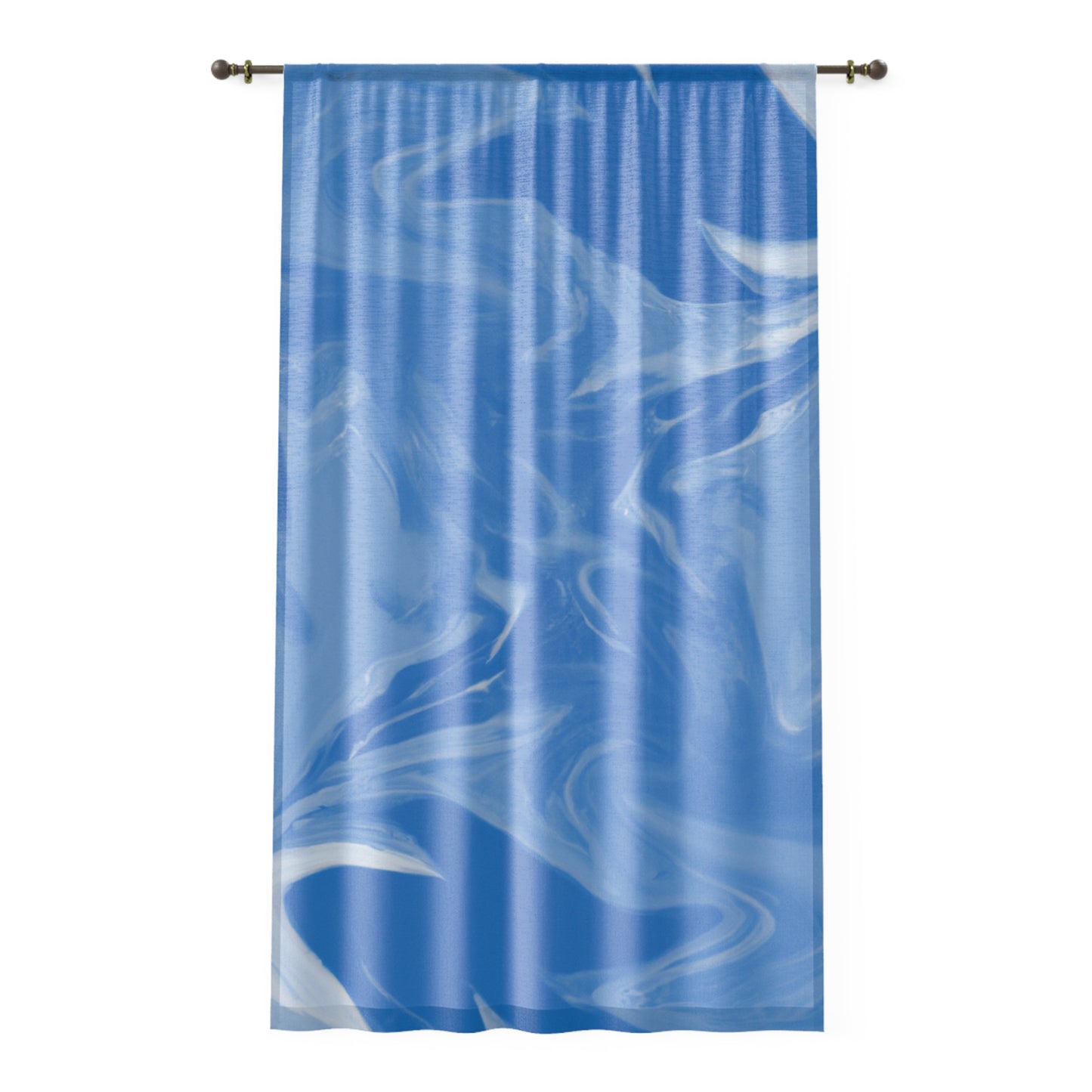 Ocean Current Right Side Custom Hawaiian Keiki Print Window Curtain, Window Coverings, Kids Room Decor, Nursery, Play Room, Window Treatments, Home Decor