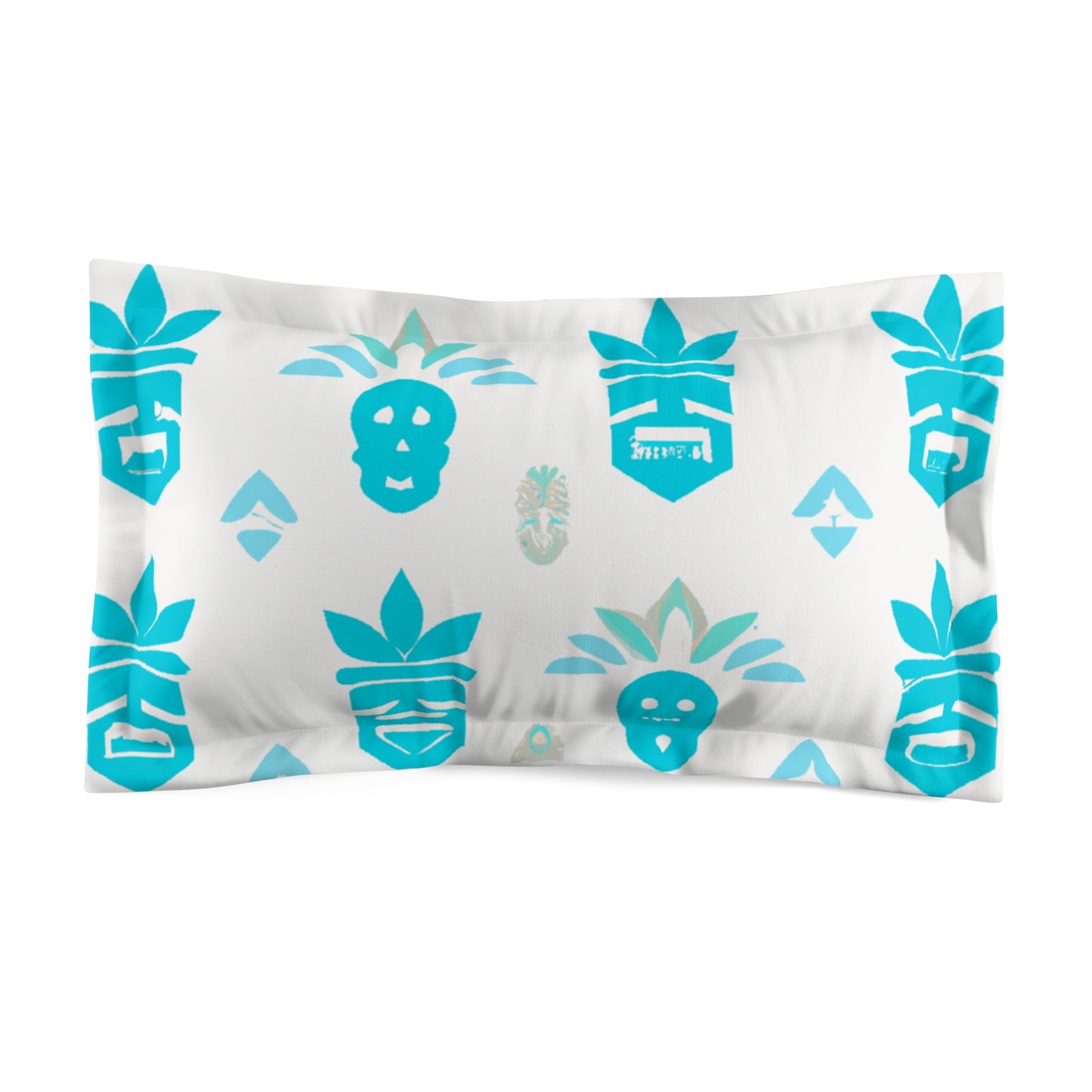 Blue Tiki Custom Hawaiian Keiki Print Microfiber Pillow Sham, Accent Pillow, Decorative Pillow, Room Decor, Nursery Decor