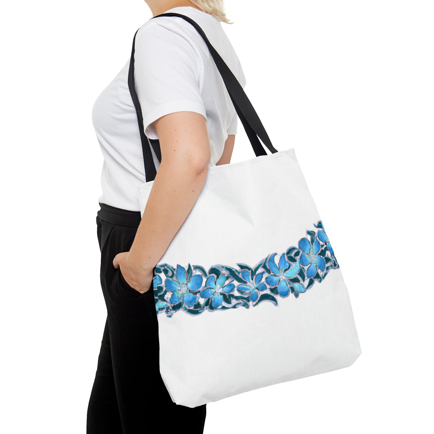 Blue Hawaii Custom Design Tote Bag