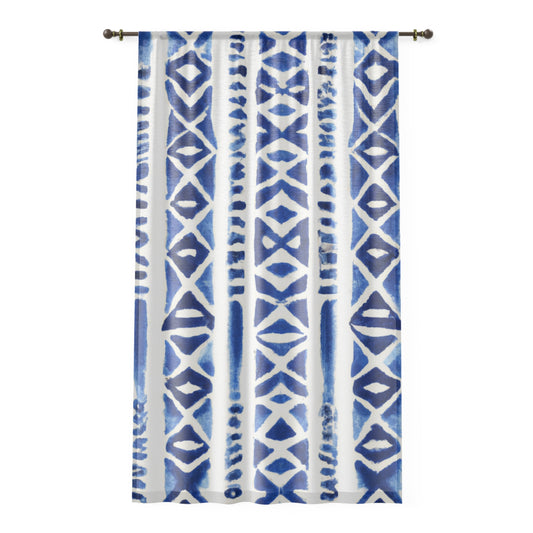 Emmy Right Side Custom Polynesian Style Prints, Window Curtain Custom Hawaiian Keiki Print Window Curtain, Window Coverings, Kids Room Decor, Nursery, Play Room, Window Treatments, Home Decor