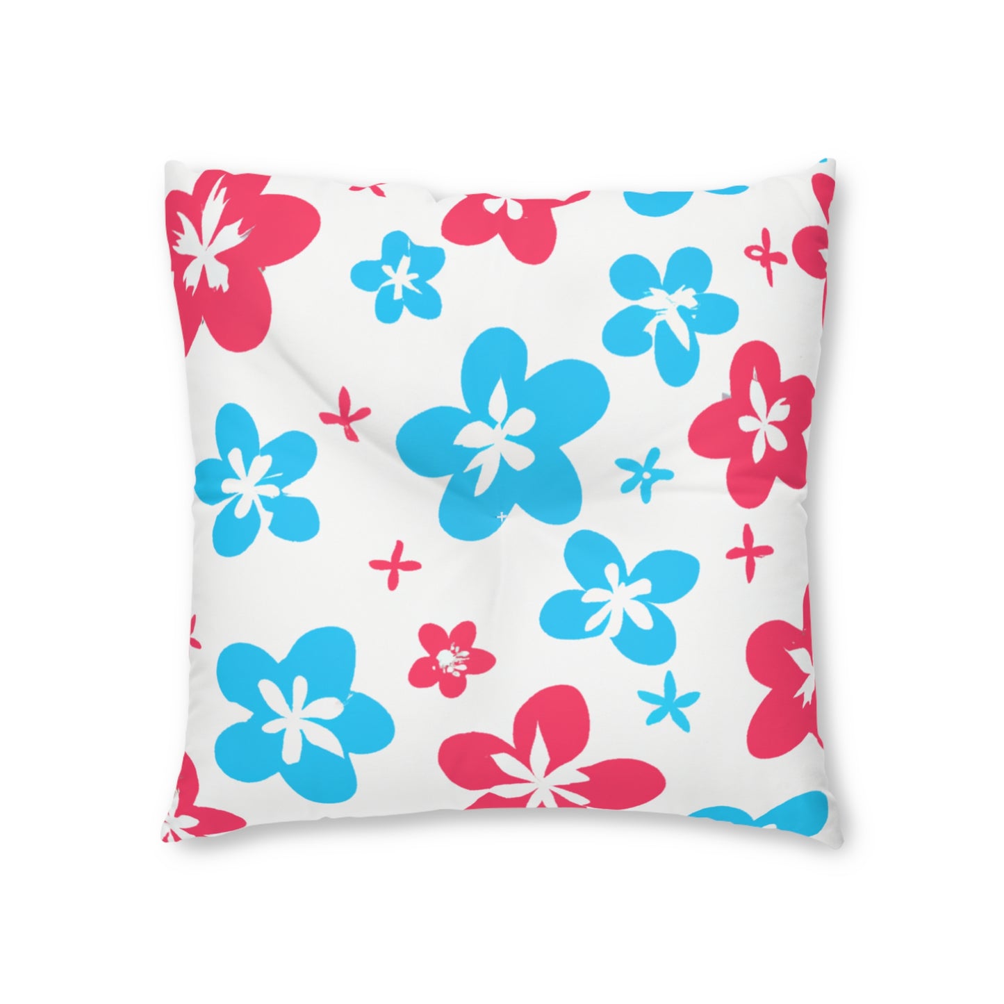 Kapa'a Custom Hawaiian Keiki Print Square Tufted Floor Pillow, Island Decor, Hawaiian Decor, Nursery Decor, Kids Room Decor, Bedroom Decor