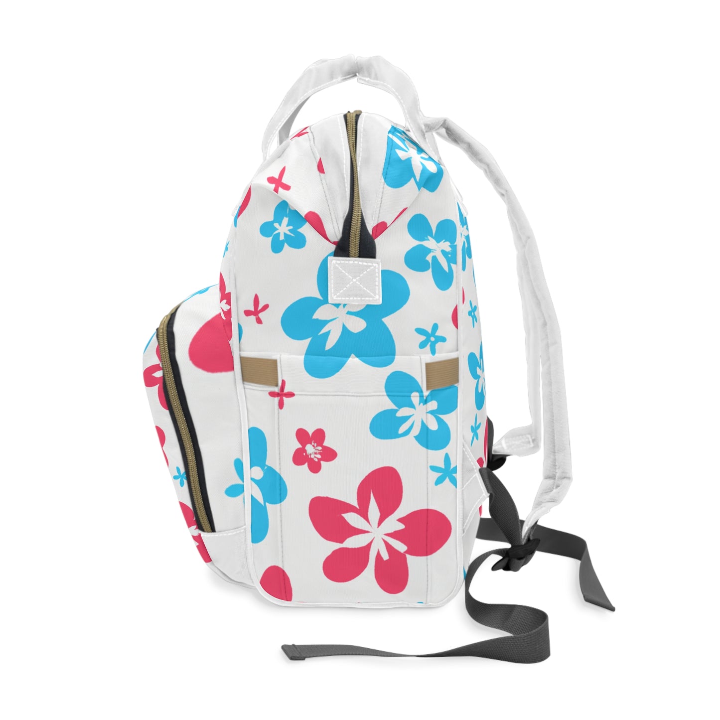 Kapa'a Custom Hawaiian Keiki Print Multifunctional Diaper Backpack, Diaper Bags, Backpacks, Beach Bags, Beach Essentials