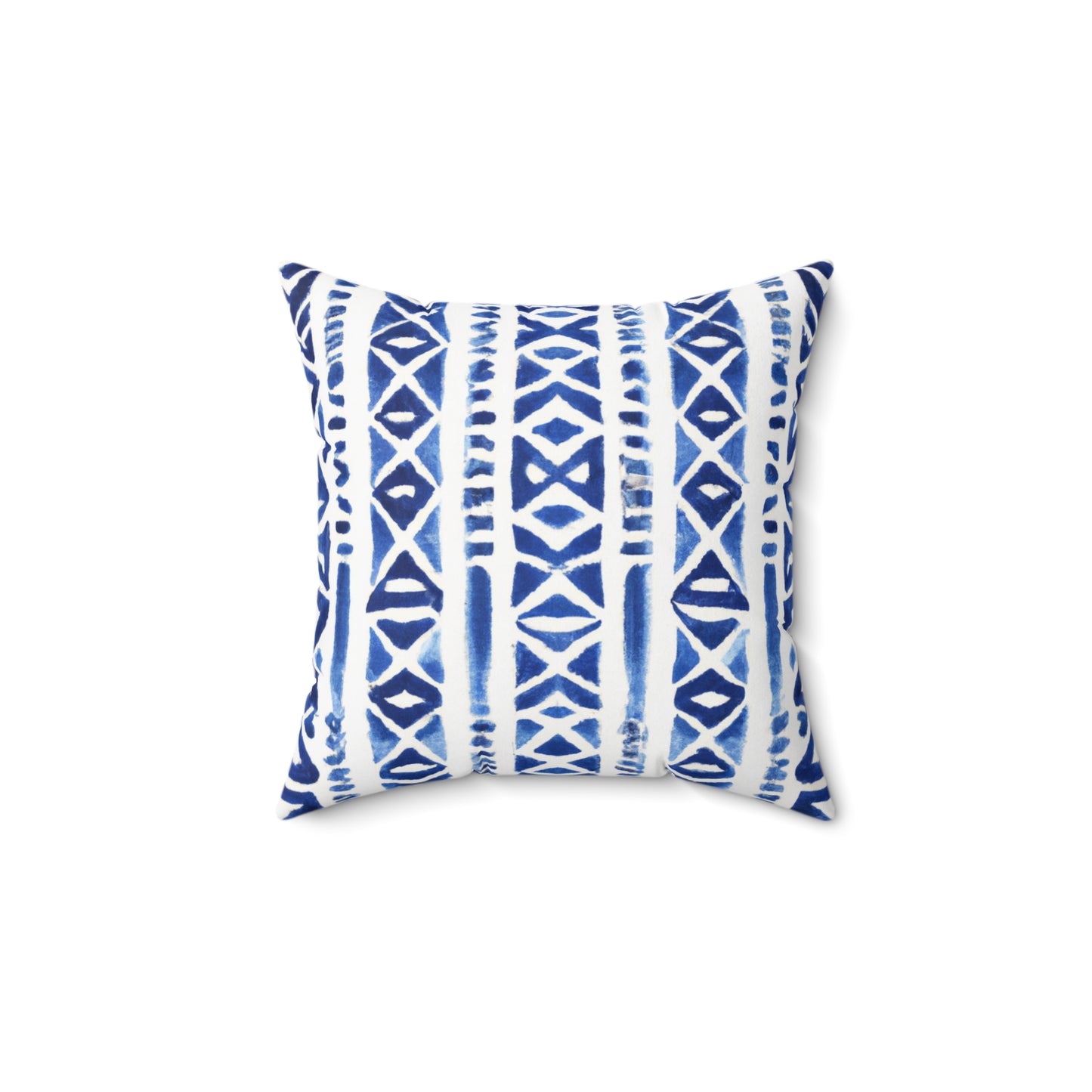 Emmy Custom Polynesian Style Print Faux Suede Square Pillow, Decorative Square Throw Pillow,