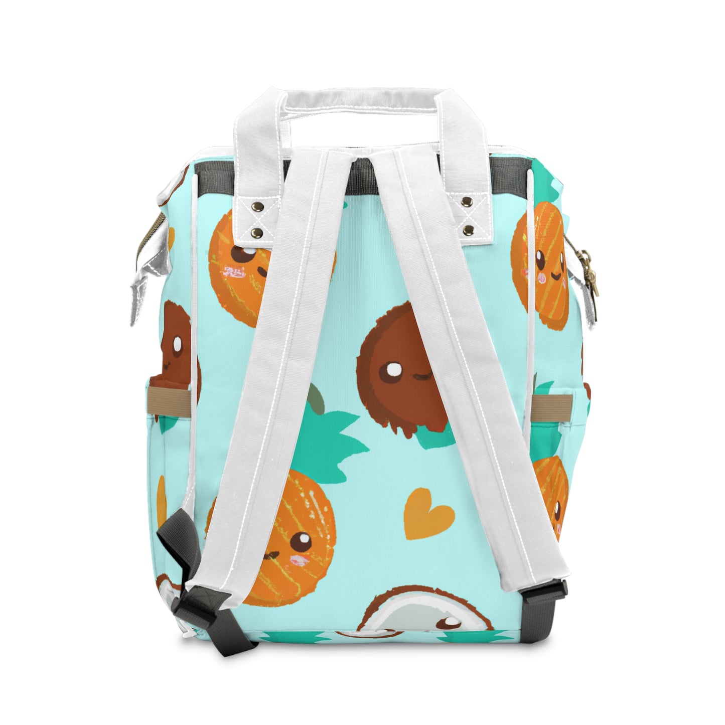 Coco and Pina Custom Hawaiian Keiki Print Multifunctional Diaper Backpack, Diaper Bags, Backpacks, Beach Bags, Beach Essentials