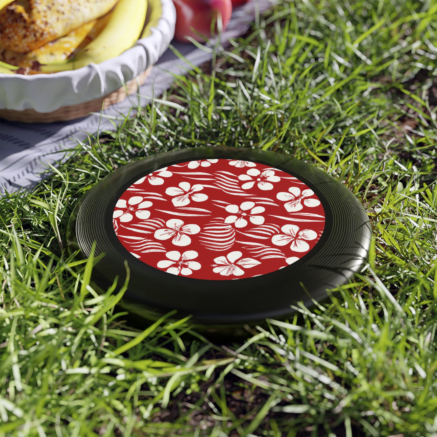 Plumeria Nalu, Custom Polynesian Design, Wham-O Frisbee