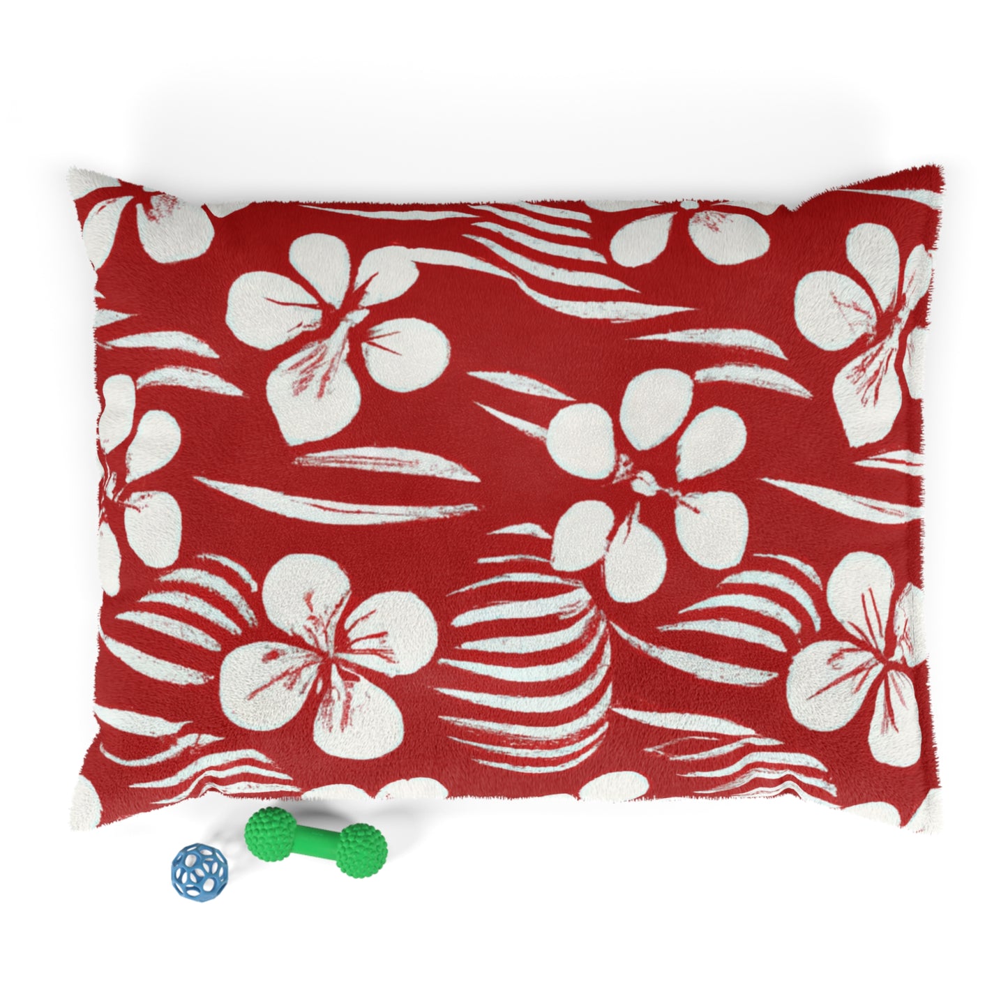 Plumeria Nalu, Custom Polynesian Design, Pet Bed