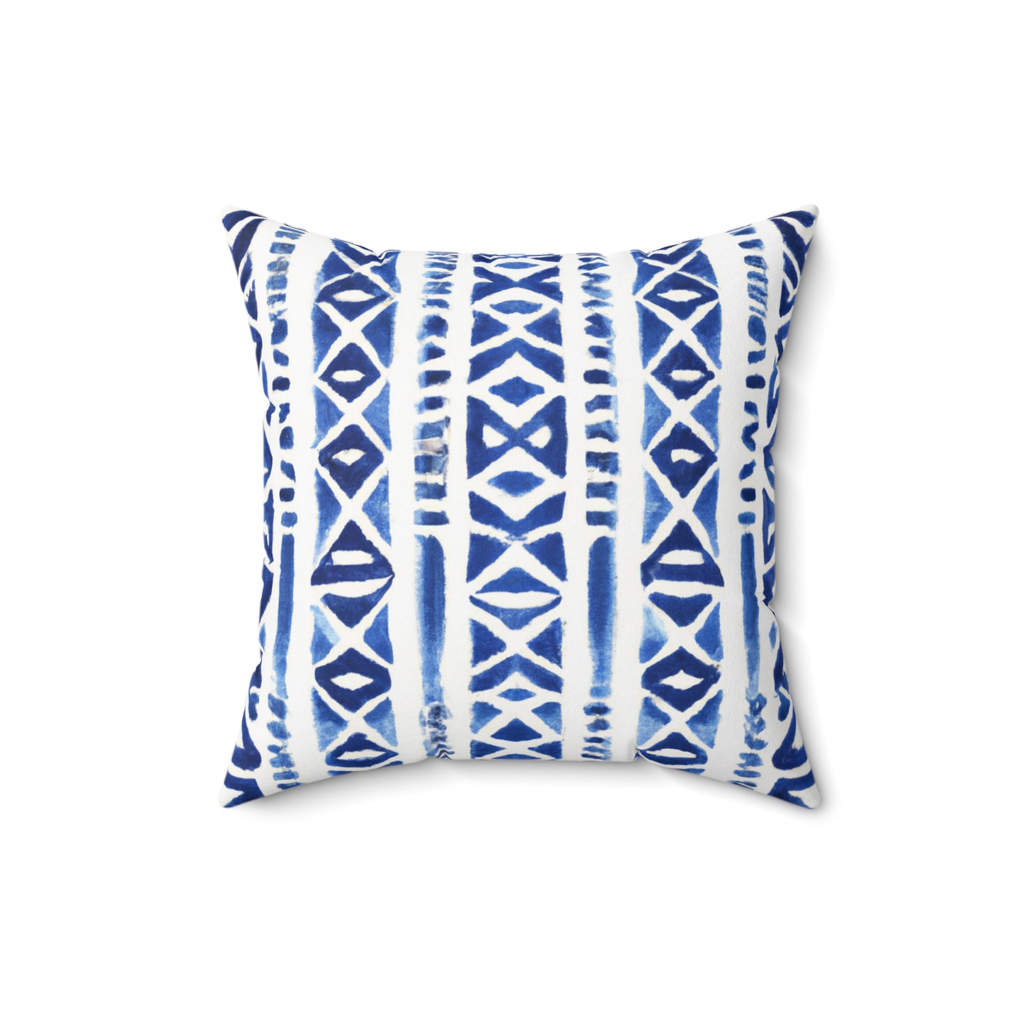 Emmy Custom Polynesian Style Print Faux Suede Square Pillow, Decorative Square Throw Pillow,