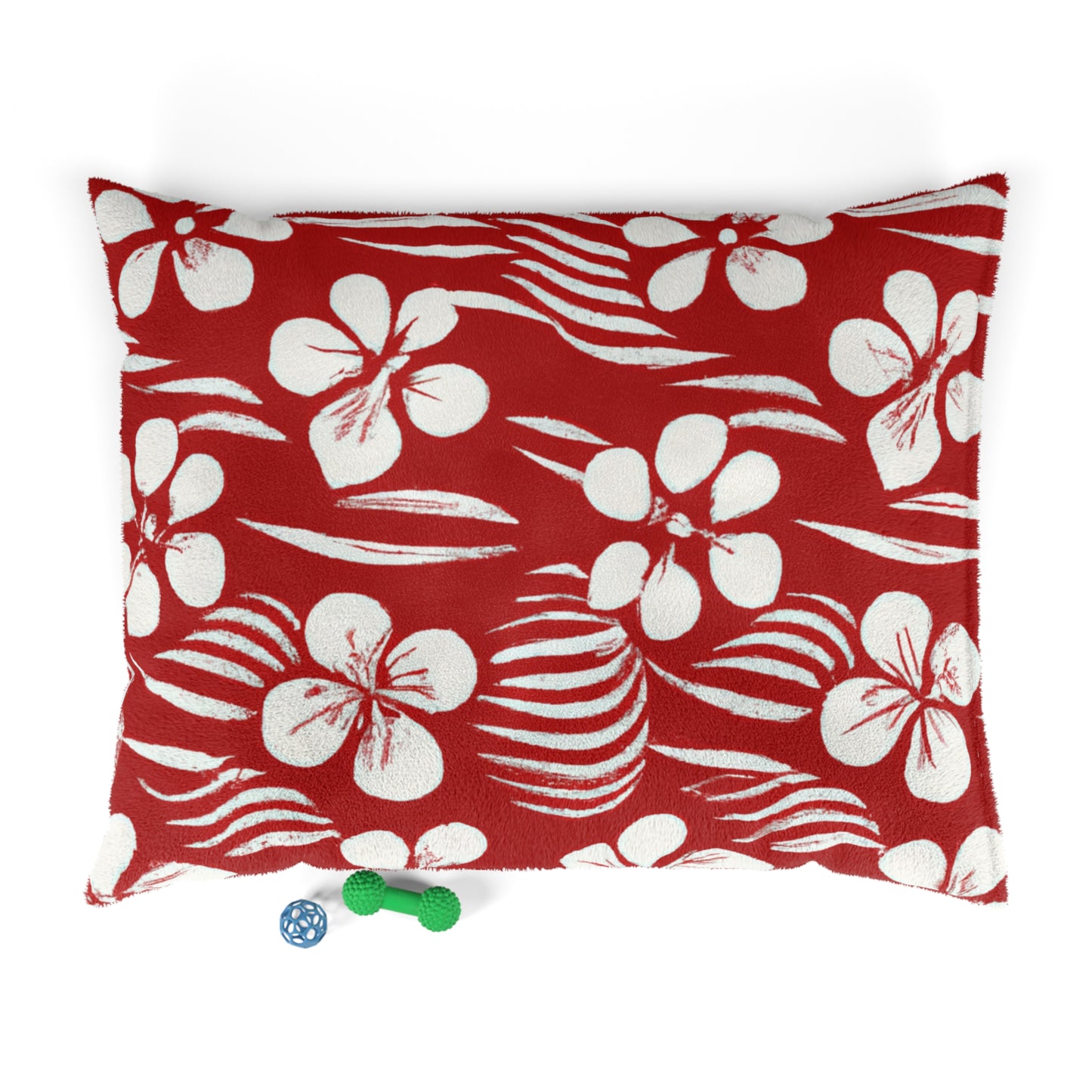 Plumeria Nalu, Custom Polynesian Design, Pet Bed