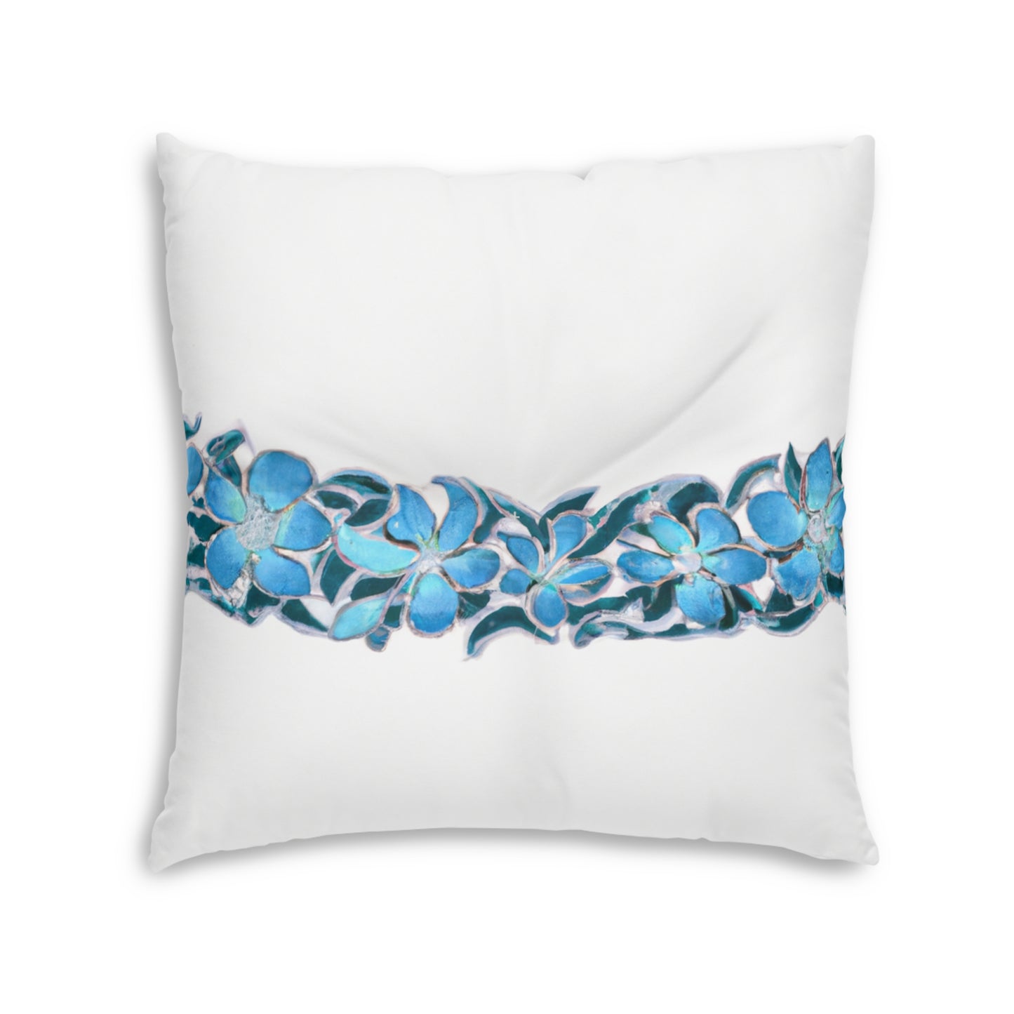 Blue Hawaii Custom Hawaiian Keiki Print Square Tufted Floor Pillow, Island Decor, Hawaiian Decor, Nursery Decor, Kids Room Decor, Bedroom Decor