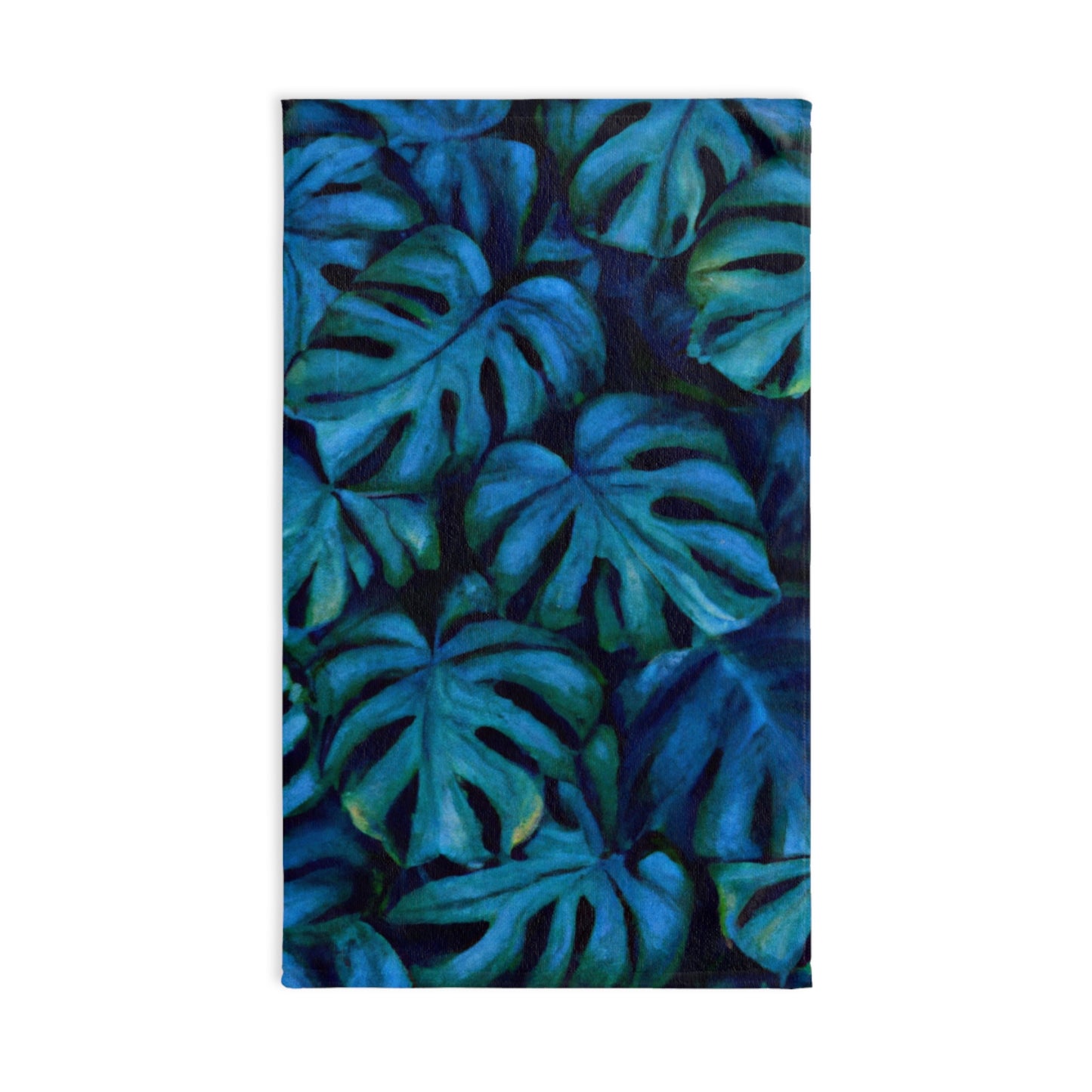 Po Monstera Custom Hawaiian Print Hand Towel,Bath Towel, Bathroom Sets, Matching Bathroom Sets