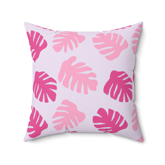 Akala Custom Hawaiian Keiki Print Faux Suede Square Pillow, Decorative Square Throw Pillow,