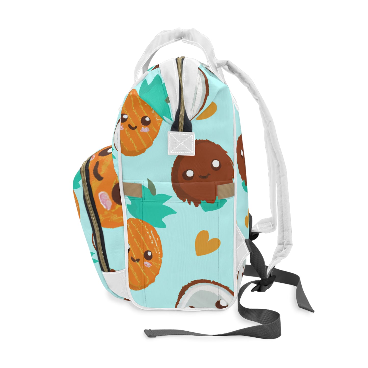 Coco and Pina Custom Hawaiian Keiki Print Multifunctional Diaper Backpack, Diaper Bags, Backpacks, Beach Bags, Beach Essentials