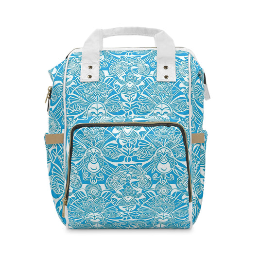 Enara Custom Polynesian Style Prints Multifunctional Diaper Backpack, Custom Hawaiian Keiki Print Multifunctional Diaper Backpack, Diaper Bags, Backpacks, Beach Bags, Beach Essentials