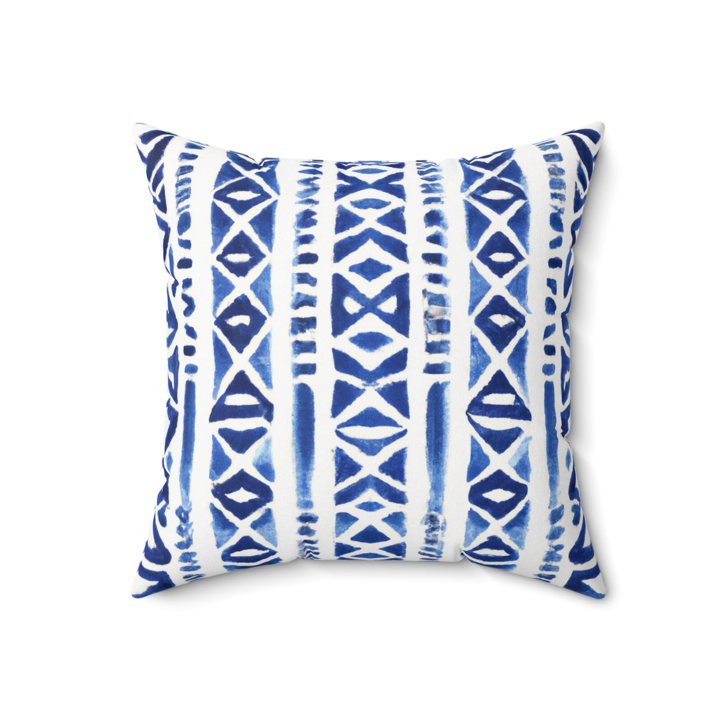 Emmy Custom Polynesian Style Print Faux Suede Square Pillow, Decorative Square Throw Pillow,