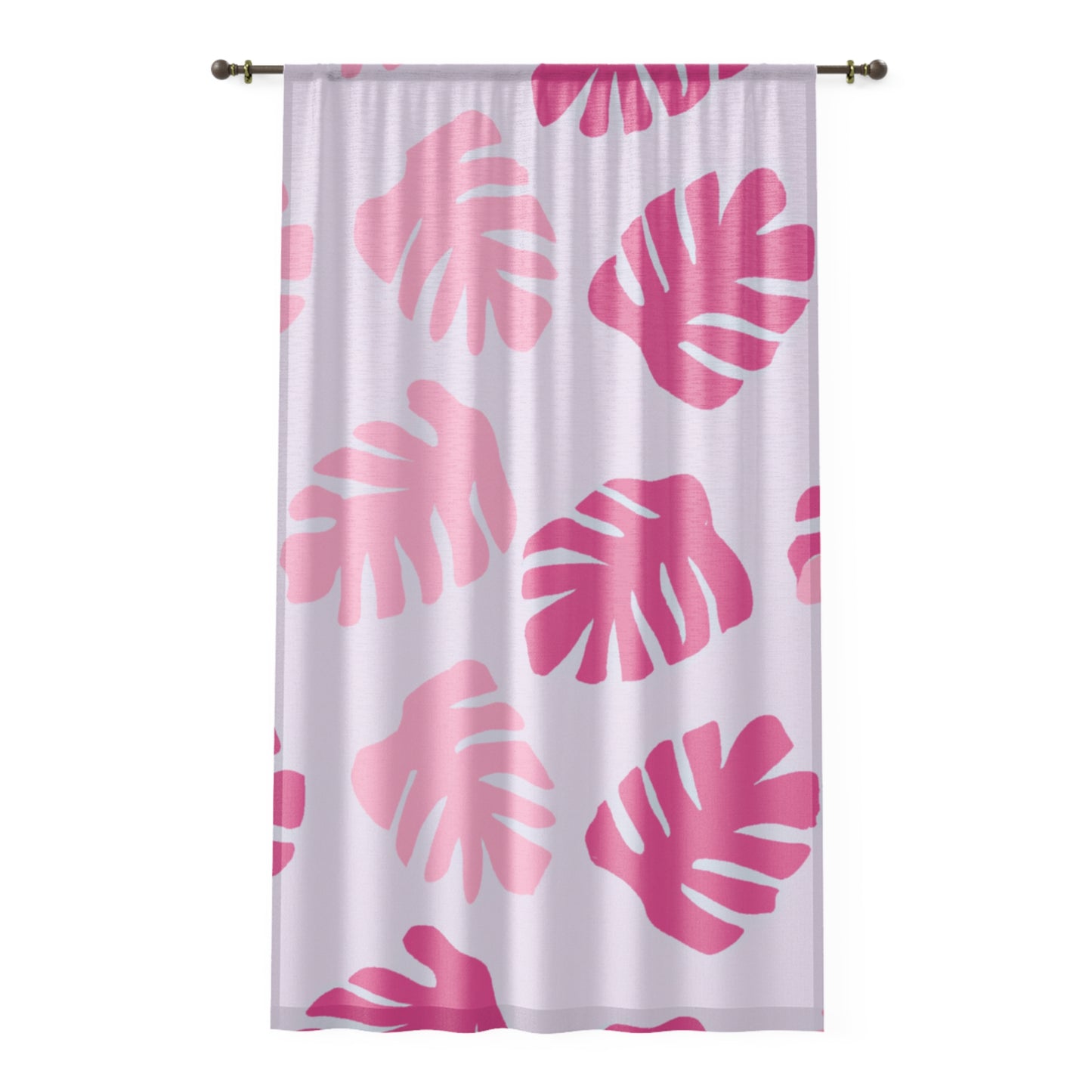 Akala Left Side Custom Hawaiian Keiki Print Window Curtain, Window Coverings, Kids Room Decor, Nursery, Play Room, Window Treatments, Home Decor