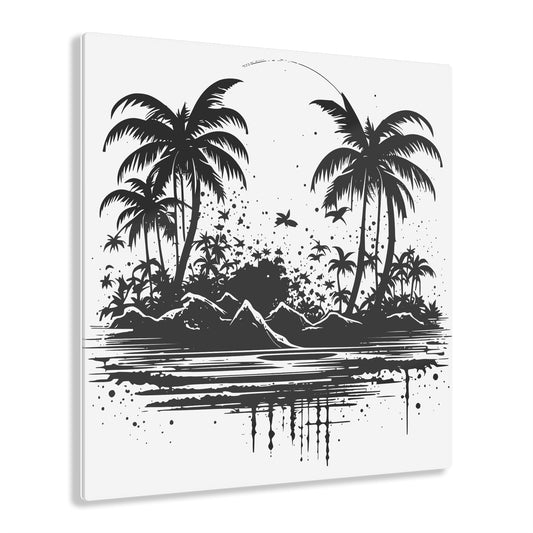 Painted Tropics Custom Hawaiian Print Canvas Gallery Wraps, Canvas, Hawaiian Canvas, Hawaiian Decor