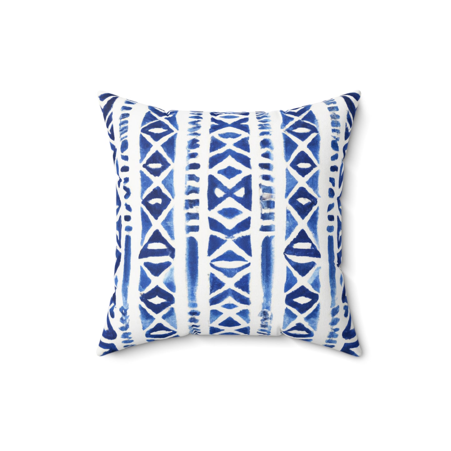 Emmy Custom Polynesian Style Print Faux Suede Square Pillow, Decorative Square Throw Pillow,