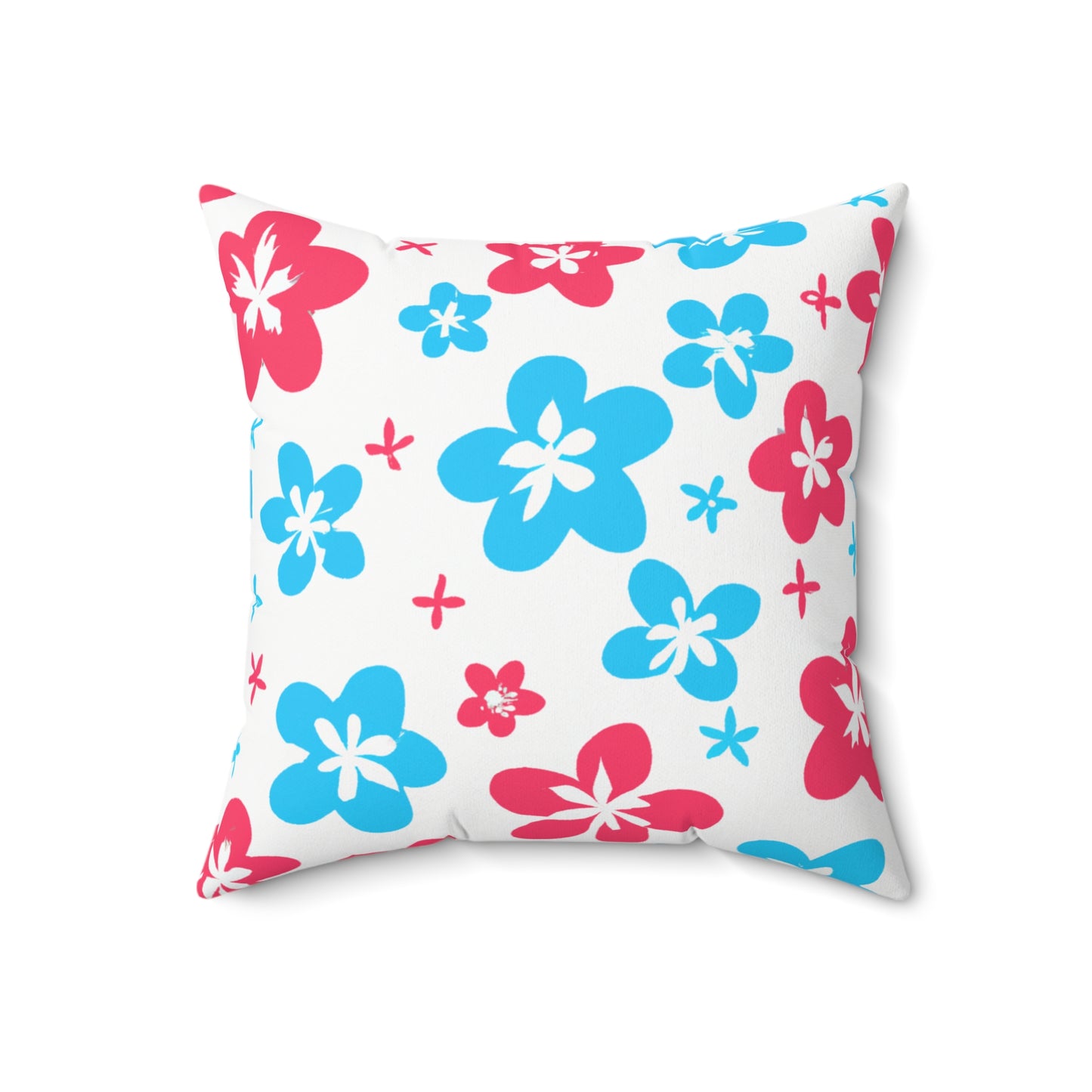 Kapa'a Custom Hawaiian Keiki Print Faux Suede Square Pillow, Decorative Square Throw Pillow,