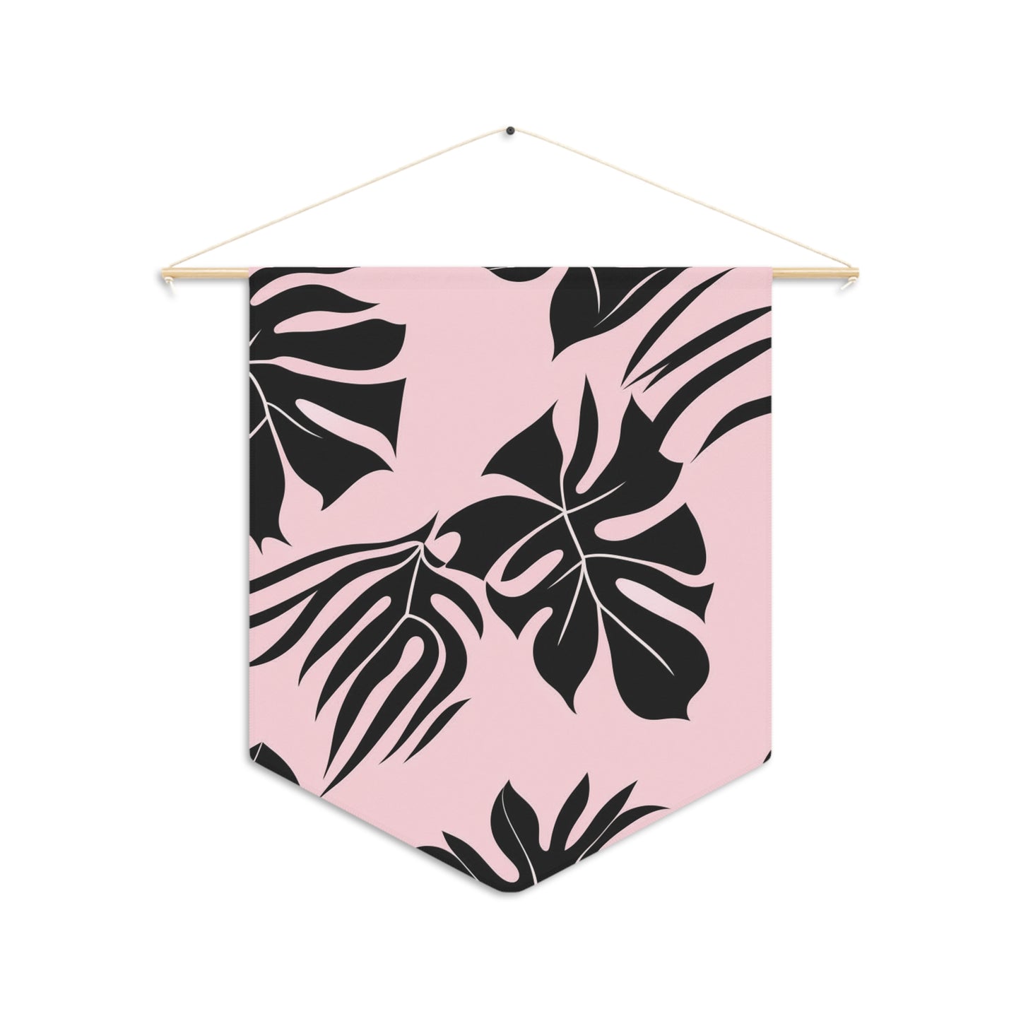 Pink Monstera Pennant