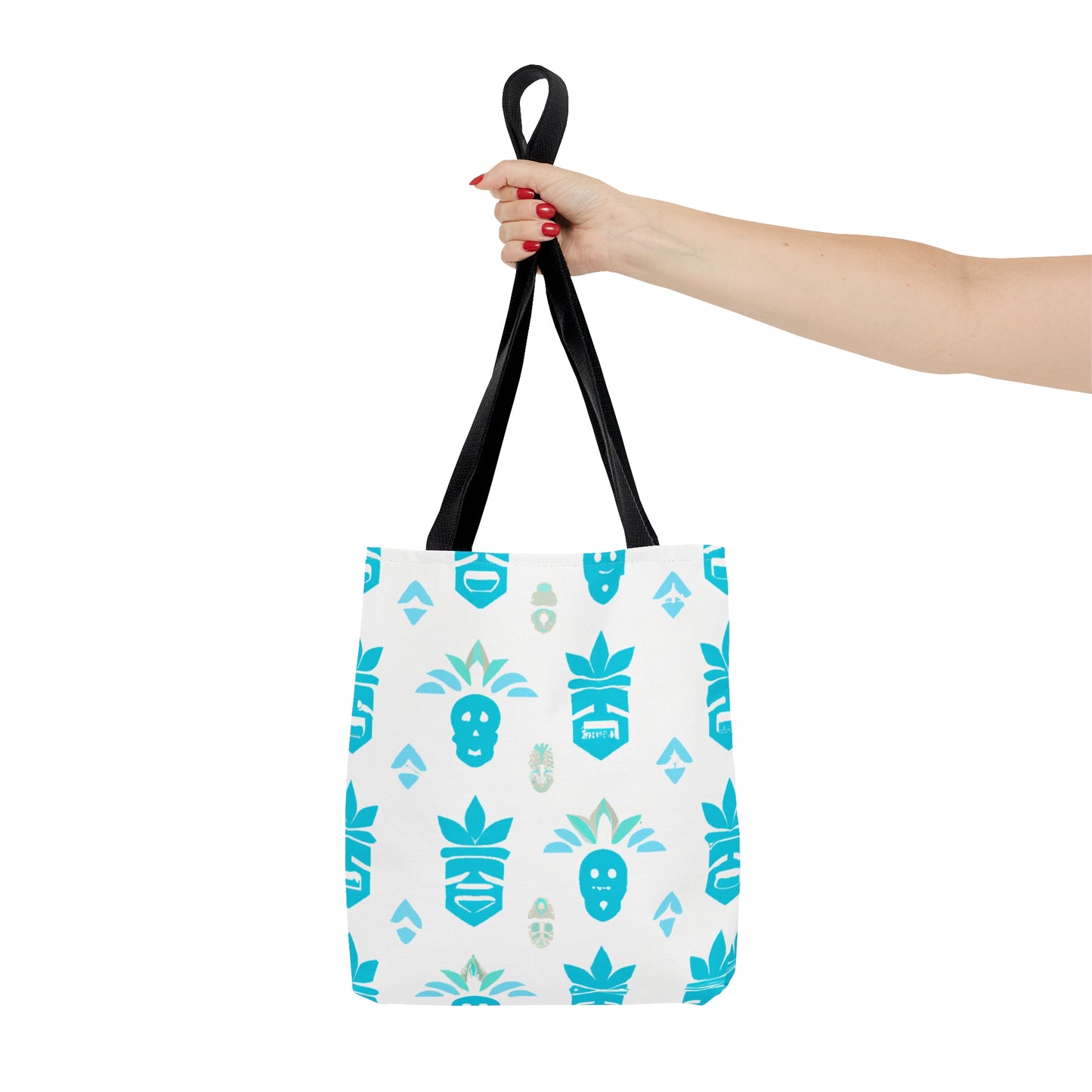 Blue Tiki Custom Design Tote Bag,  Bags for All Occasions, Beach Bag, Beach Tote