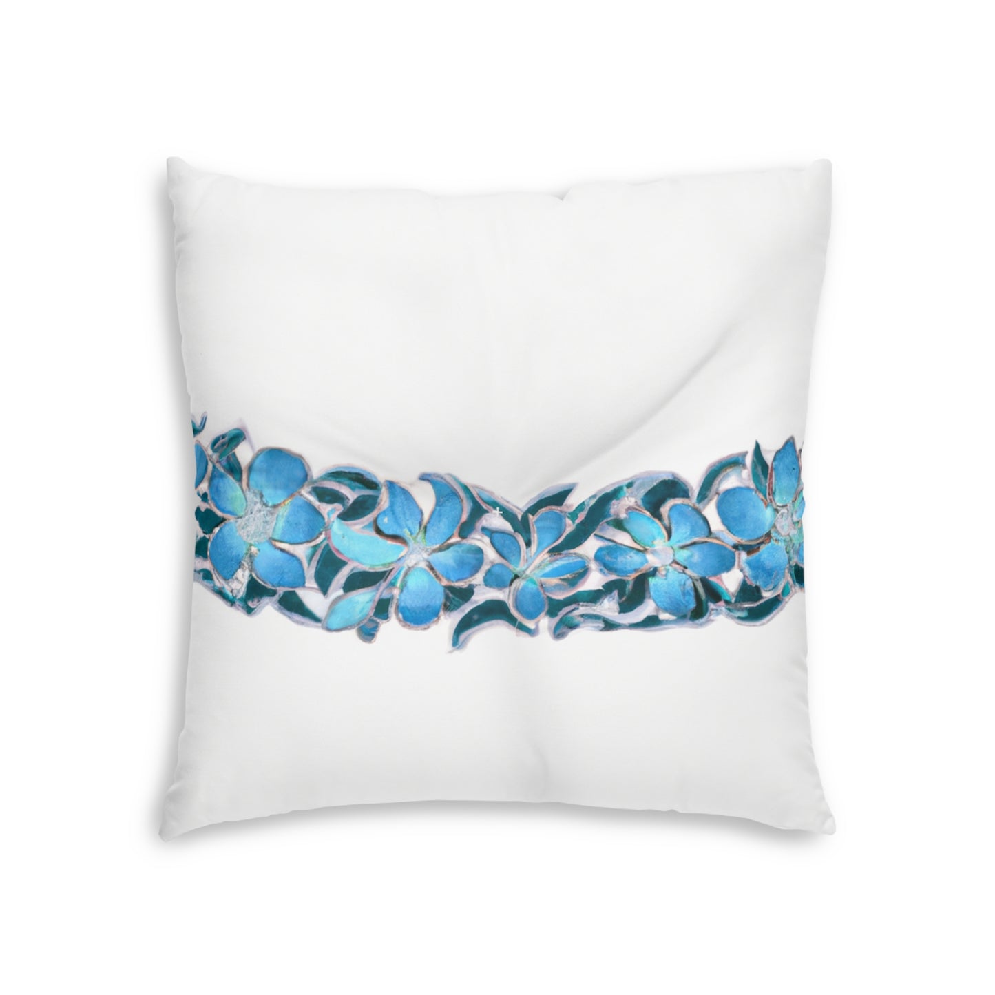 Blue Hawaii Custom Hawaiian Keiki Print Square Tufted Floor Pillow, Island Decor, Hawaiian Decor, Nursery Decor, Kids Room Decor, Bedroom Decor