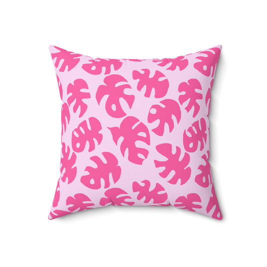 Kaikamahine Custom Hawaiian Keiki Print Faux Suede Square Pillow, Decorative Square Throw Pillow,