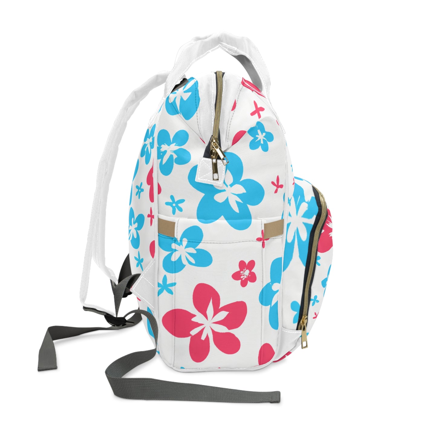 Kapa'a Custom Hawaiian Keiki Print Multifunctional Diaper Backpack, Diaper Bags, Backpacks, Beach Bags, Beach Essentials