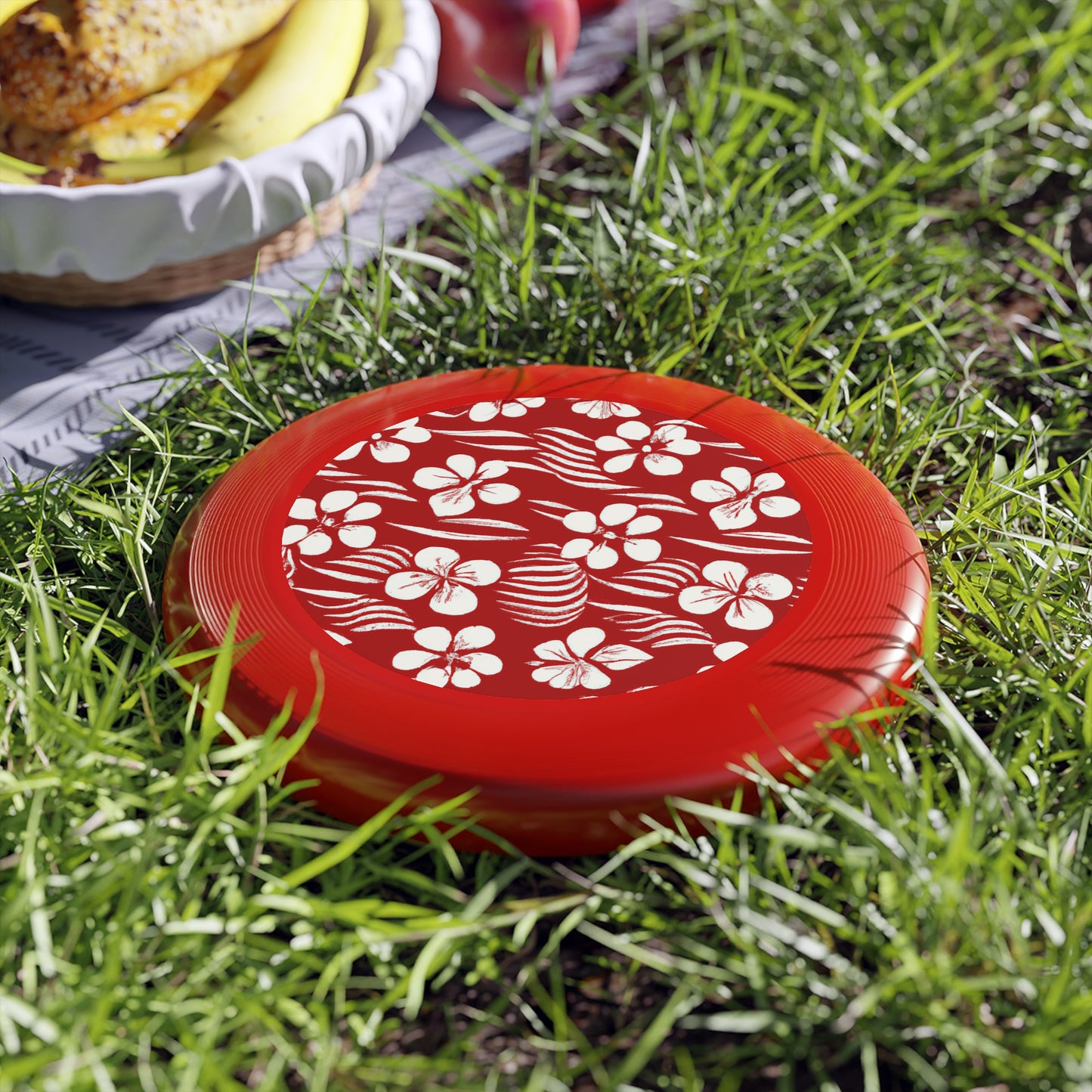 Plumeria Nalu, Custom Polynesian Design, Wham-O Frisbee