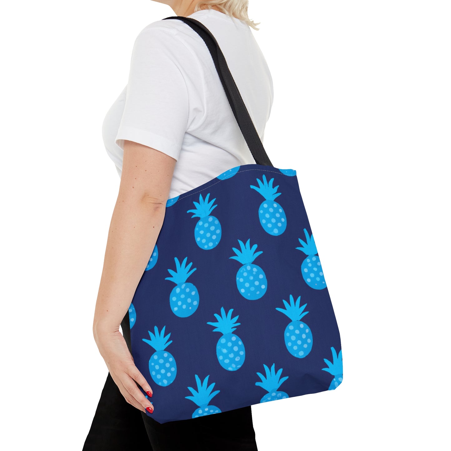 Blue Pineapple Custom Design Tote Bag,  Bags for All Occasions, Beach Bag, Beach Tote