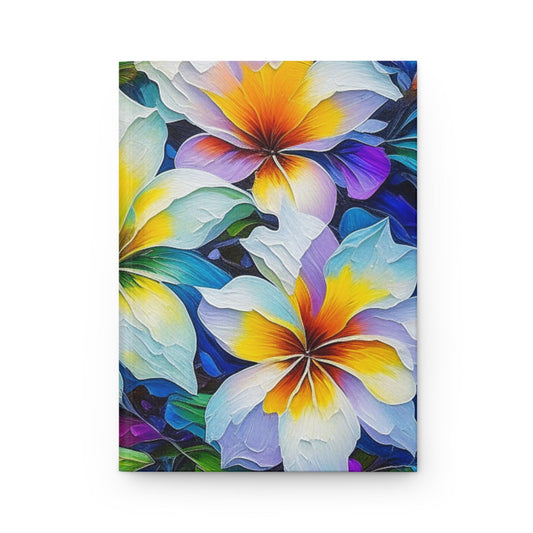 Abstract Pastel Plumeria Custom Design Journal