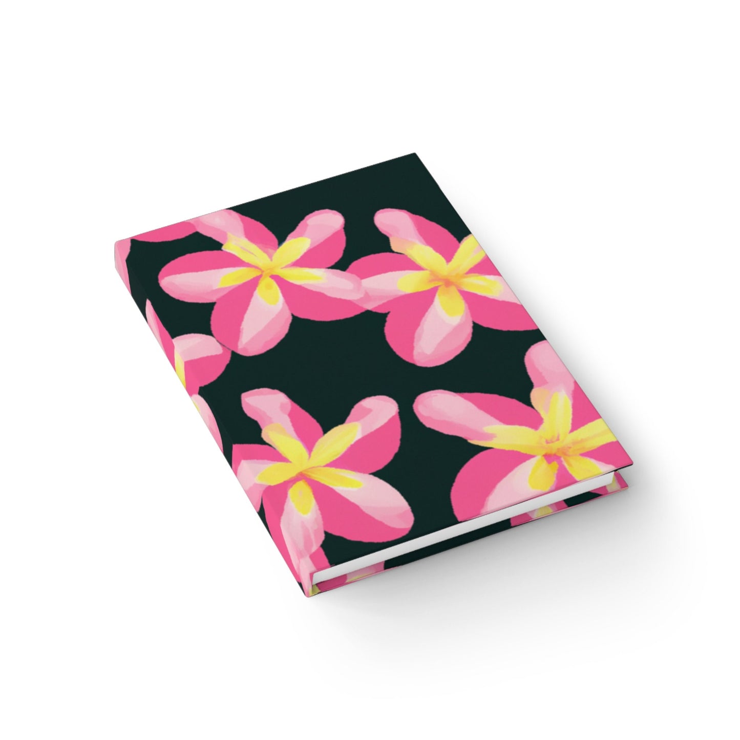 Neon Pink Plumerias 2 Custom Design Journal