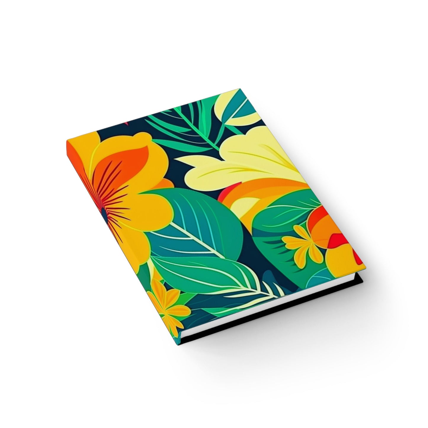 Tropical Leaf Print Custom Design Journal