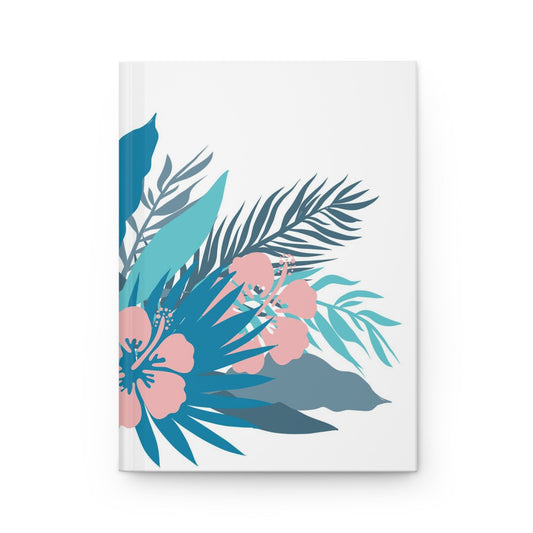 Pastel Tropical Bouquet on White Custom Design Journal