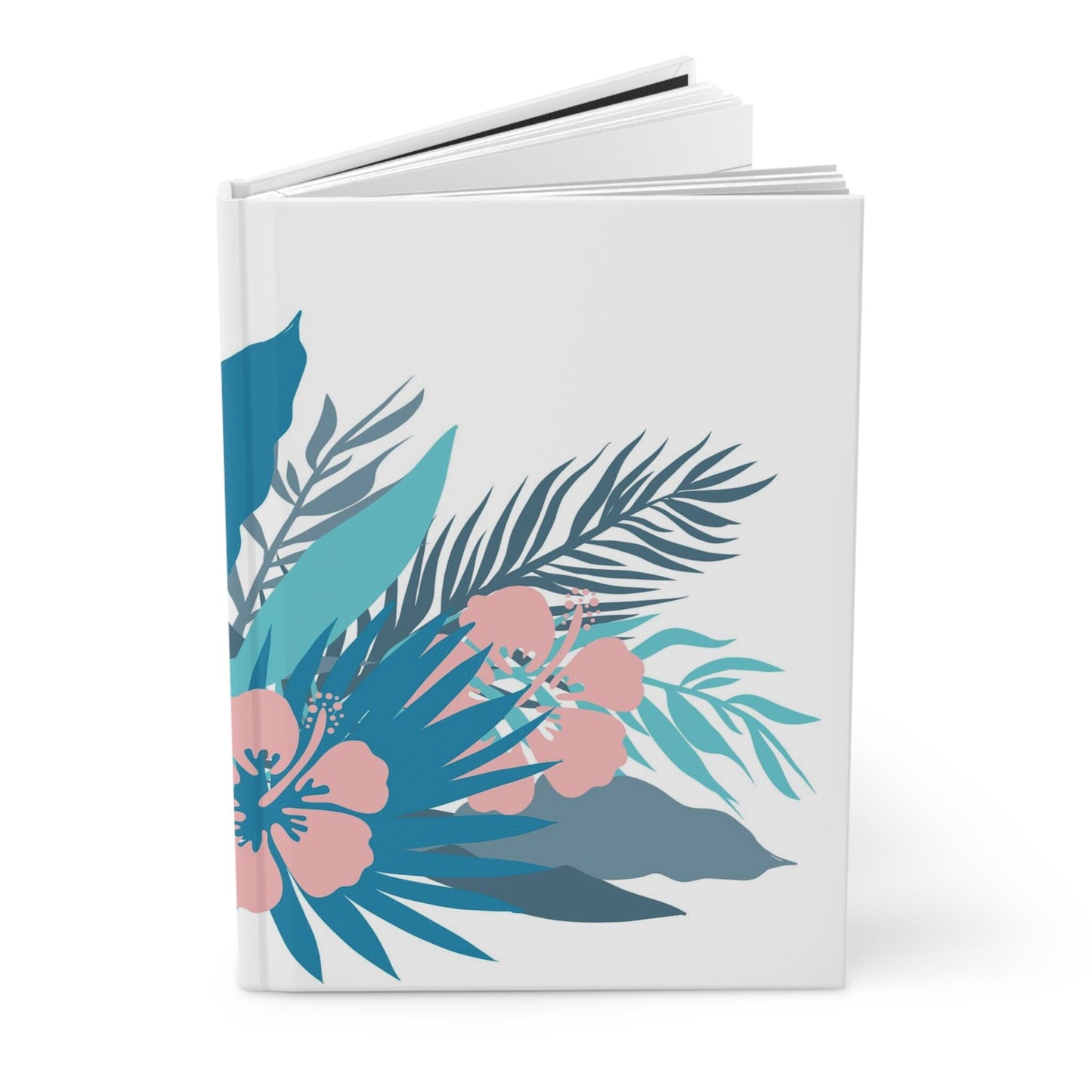 Pastel Tropical Bouquet on White Custom Design Journal