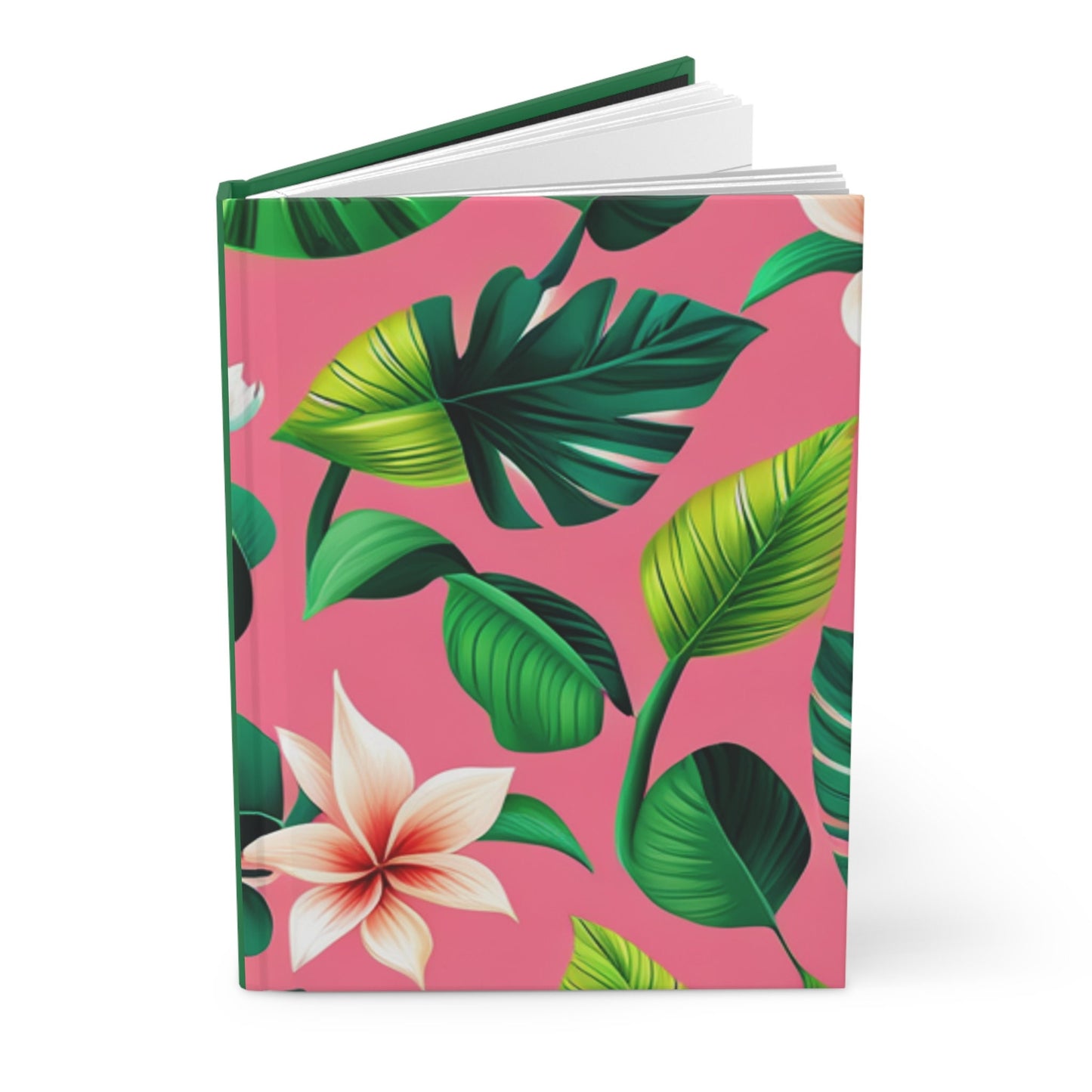 Tropical on Pink Custom Design Journal