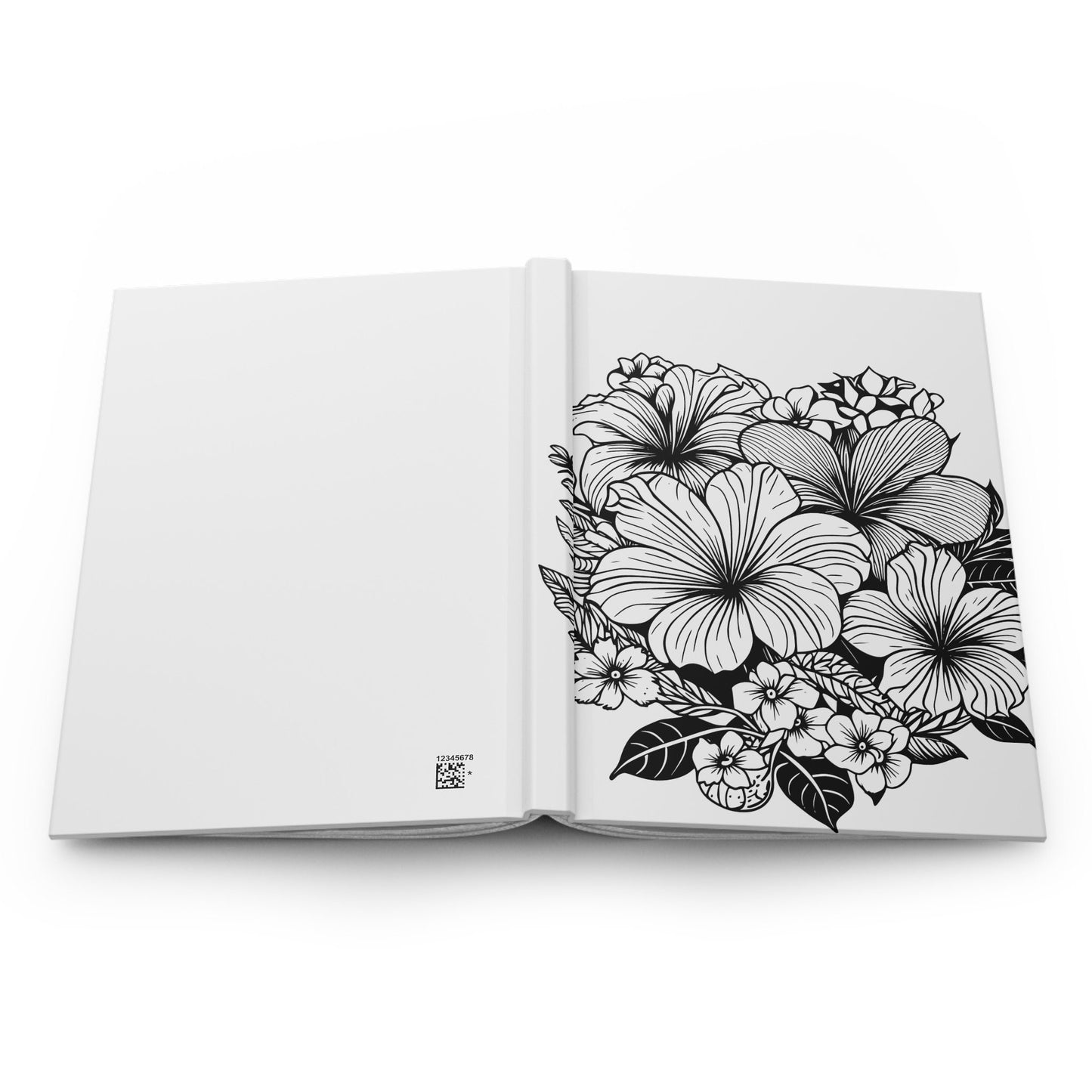 Black and White Tropical Custom Design Journal