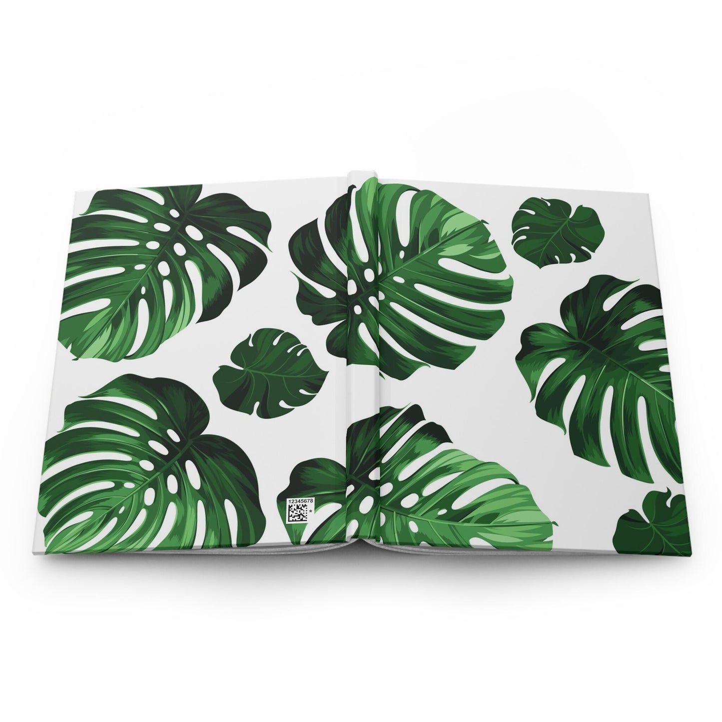 Monstera on White Custom Design Journal