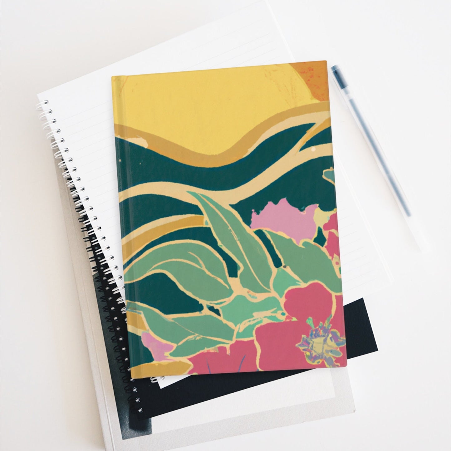 Hibiscus at Sunset Custom Design Journal