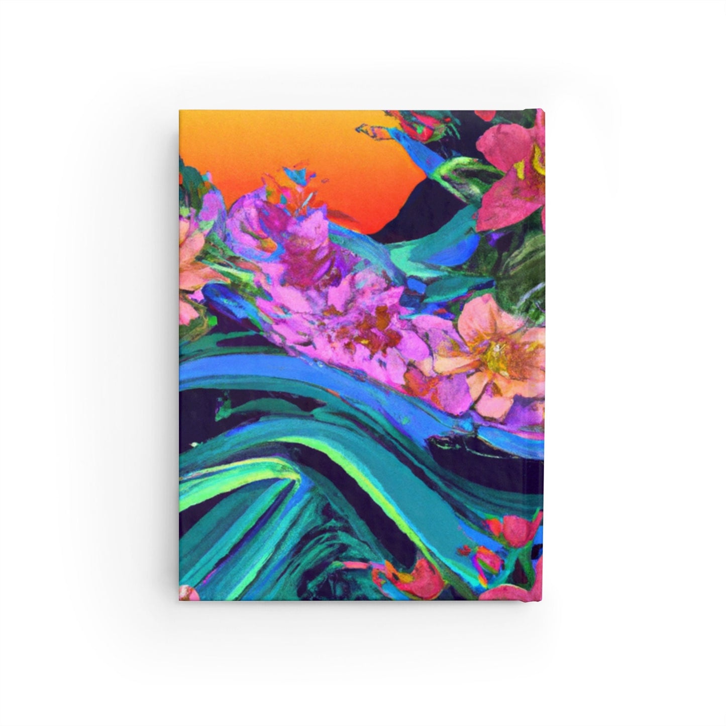 Wavy Sunset Custom Design Journal